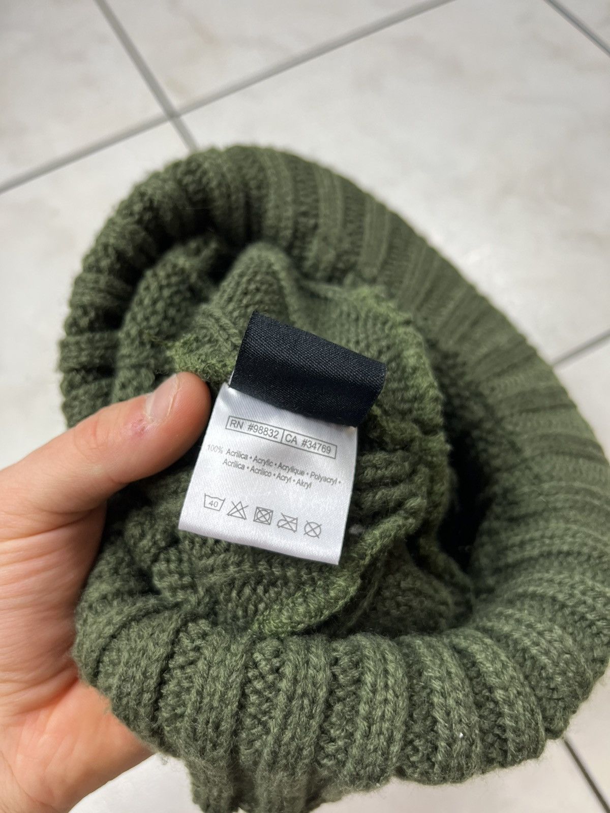 Kappa × Vintage Vintage Kappa visor radar beanie cable knit hat hip hop y2k Size ONE SIZE - 10 Thumbnail