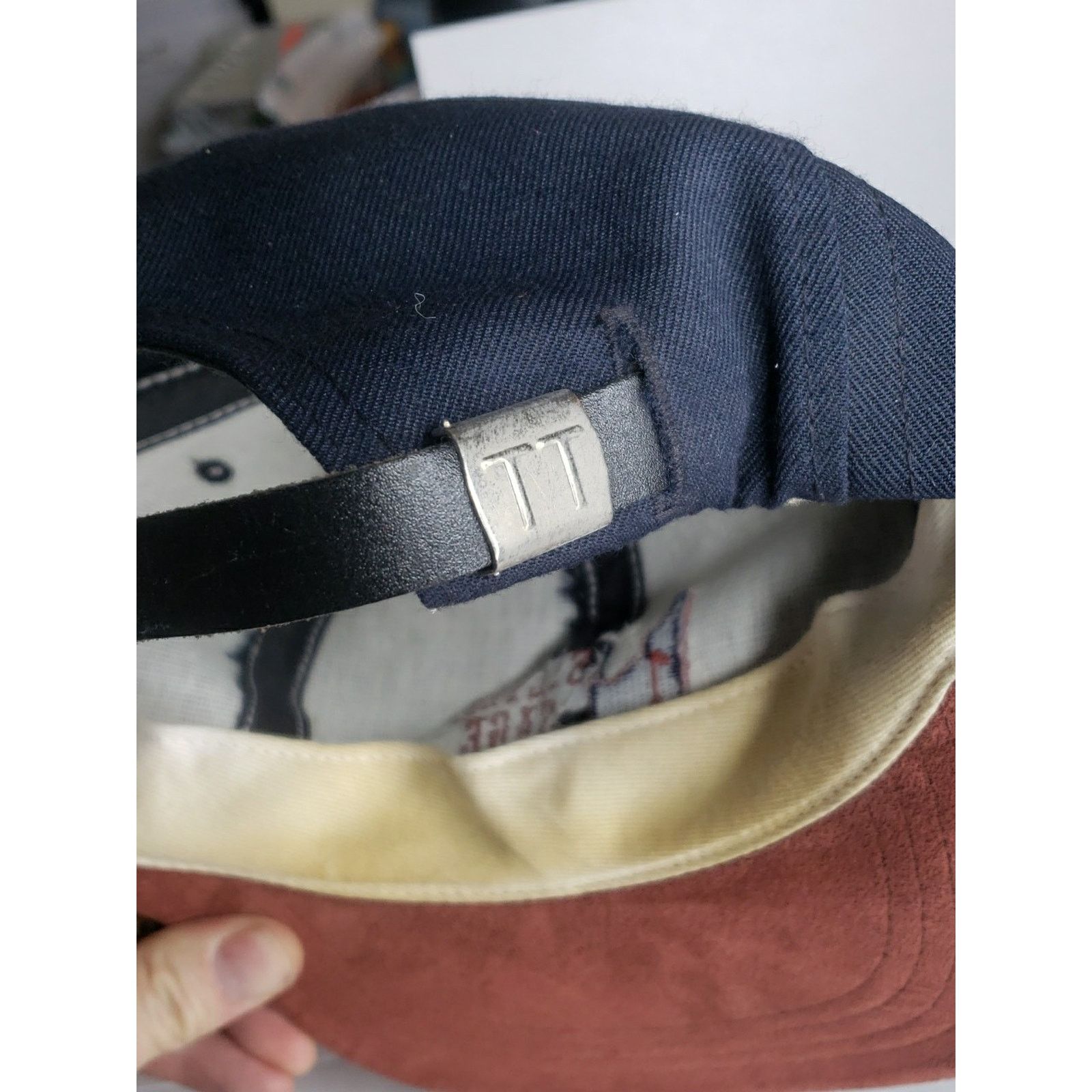 Imperial Silver Sage Golf Idaho Leather Suede Brim Hat Vintage 90s Size ONE SIZE - 12 Thumbnail