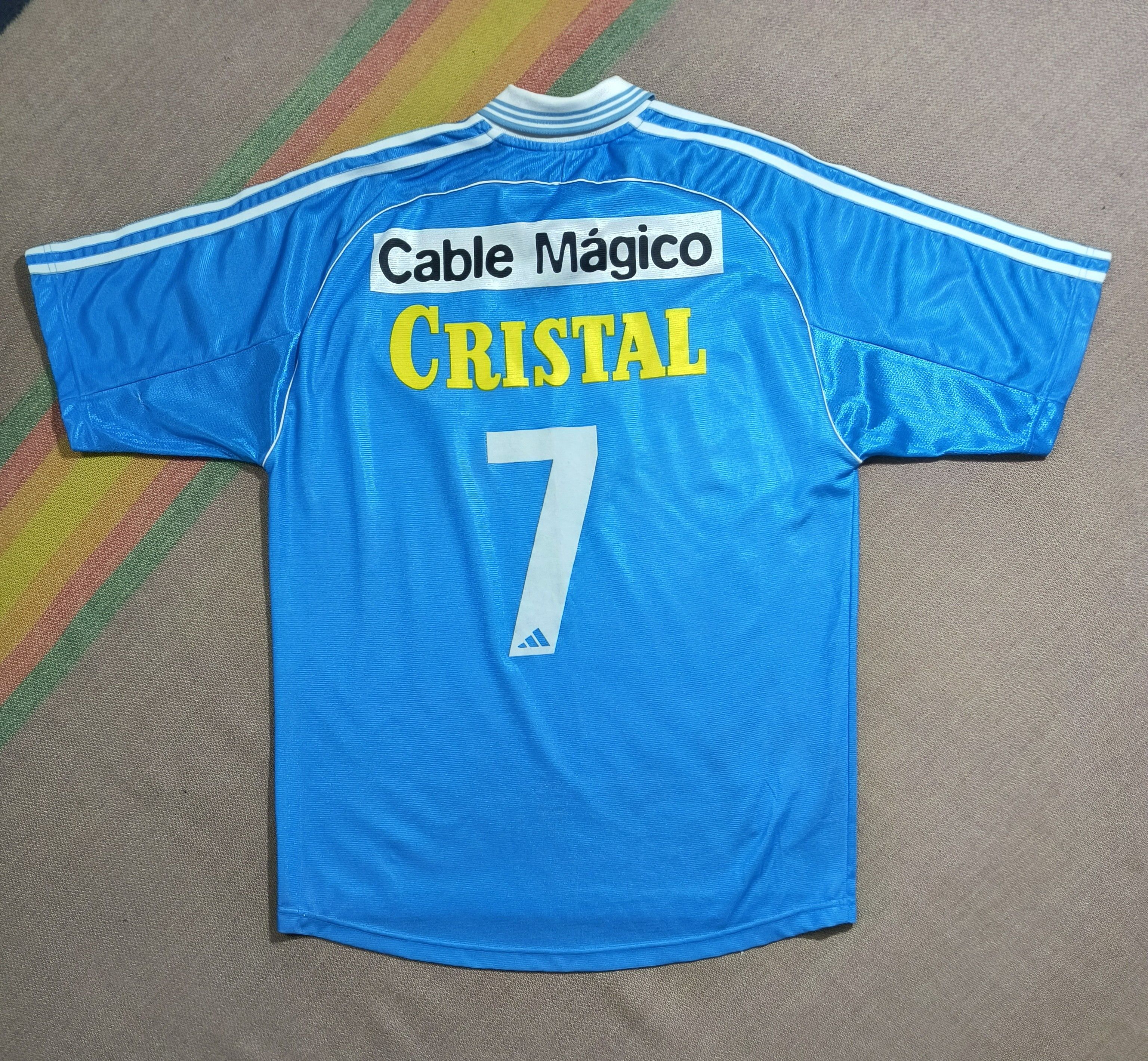 Adidas Vintage Adidas Sporting Cristal #7 1999 home jersey Size US XL / EU 56 / 4 - 6 Thumbnail