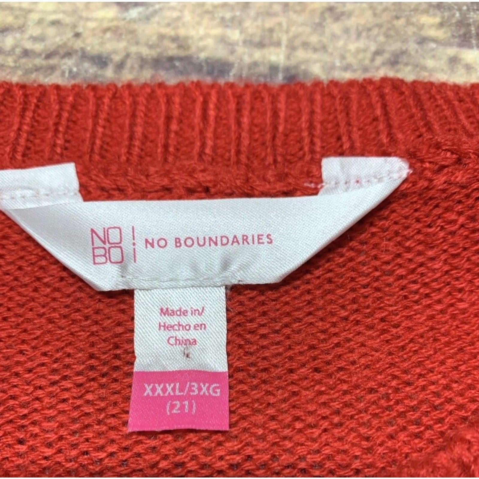 Vintage VINTAGE Christmas Sweater Woman’s XXXL Reindeer Jingle Bells Red White 3D Festive Fun Size XXL / US 16-18 / IT 52-54 - 3 Thumbnail