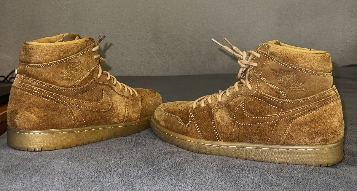 Jordan Brand × Nike Jordan 1 High OG “Wheat” 2017 Size — [10.5] – Gently Used Size US 10.5 / EU 43-44 - 2 Thumbnail