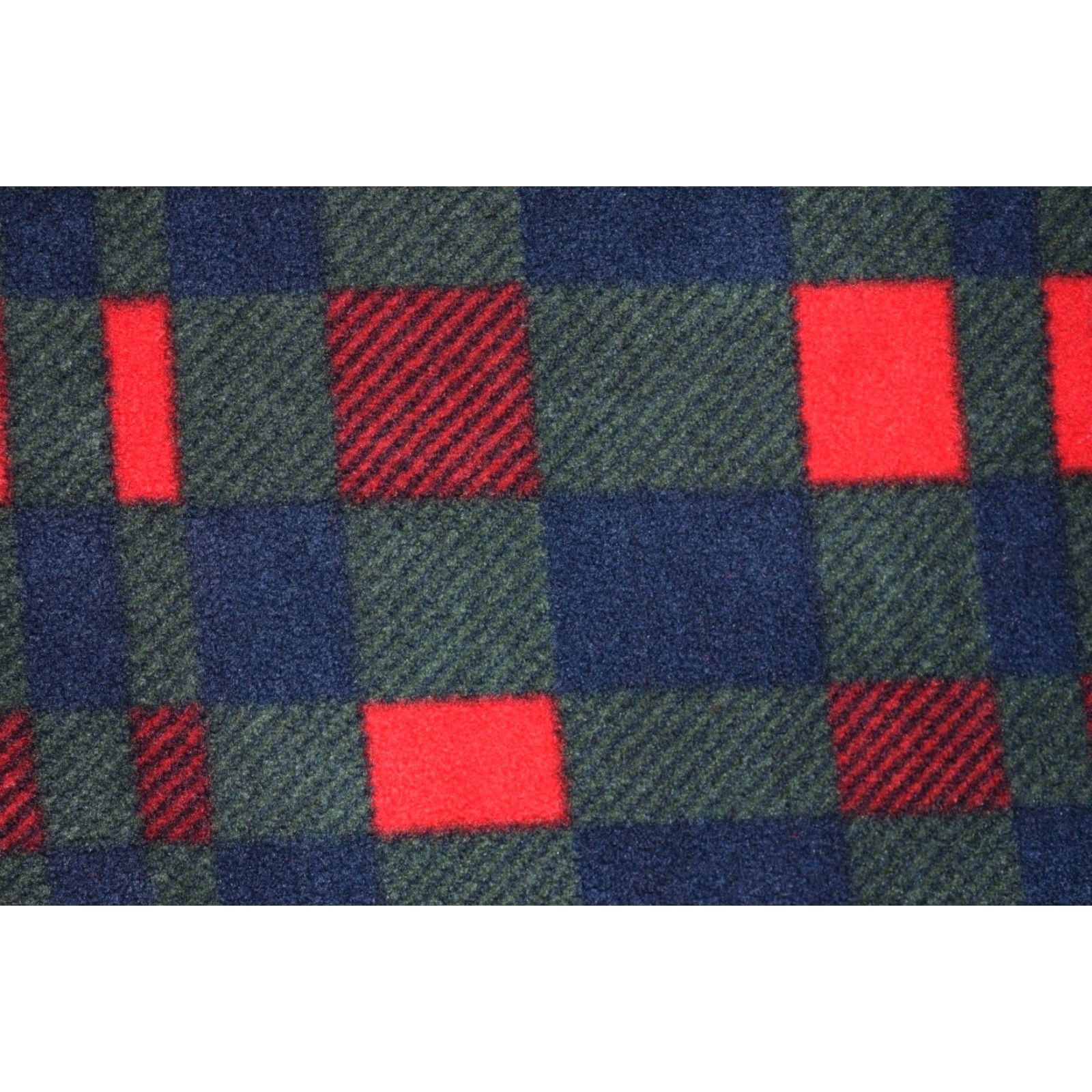 Sears VTG SEARS Trader Bay Western Plaid Fleece Jacket 1/4 Zip Retro Green Red Mens M Shirt Size US M / EU 48-50 / 2 - 7 Thumbnail