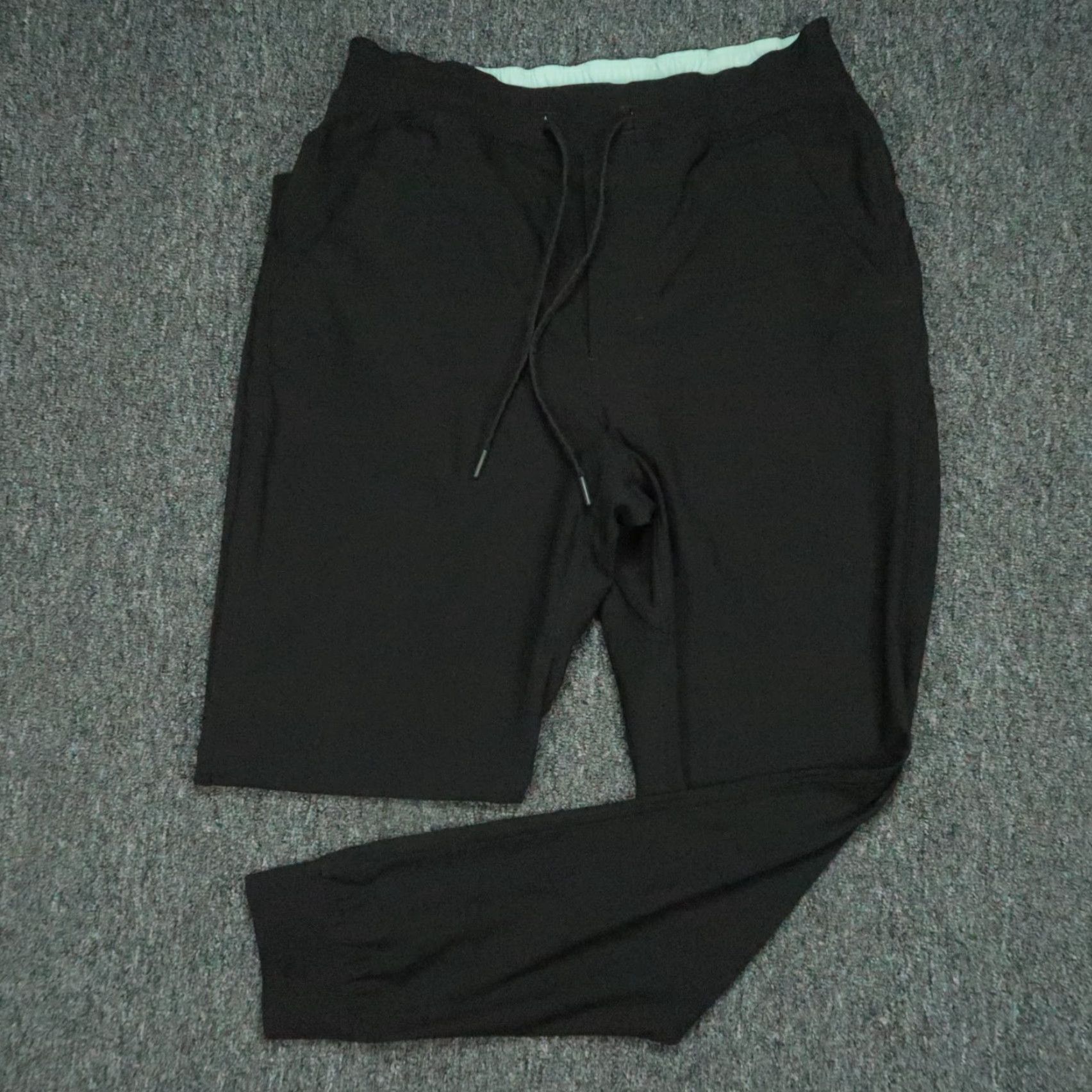 Vintage Birddogs Pants Mens Large Black Stretch Joggers Zip Pockets Performance Size US 33 - 2 Thumbnail