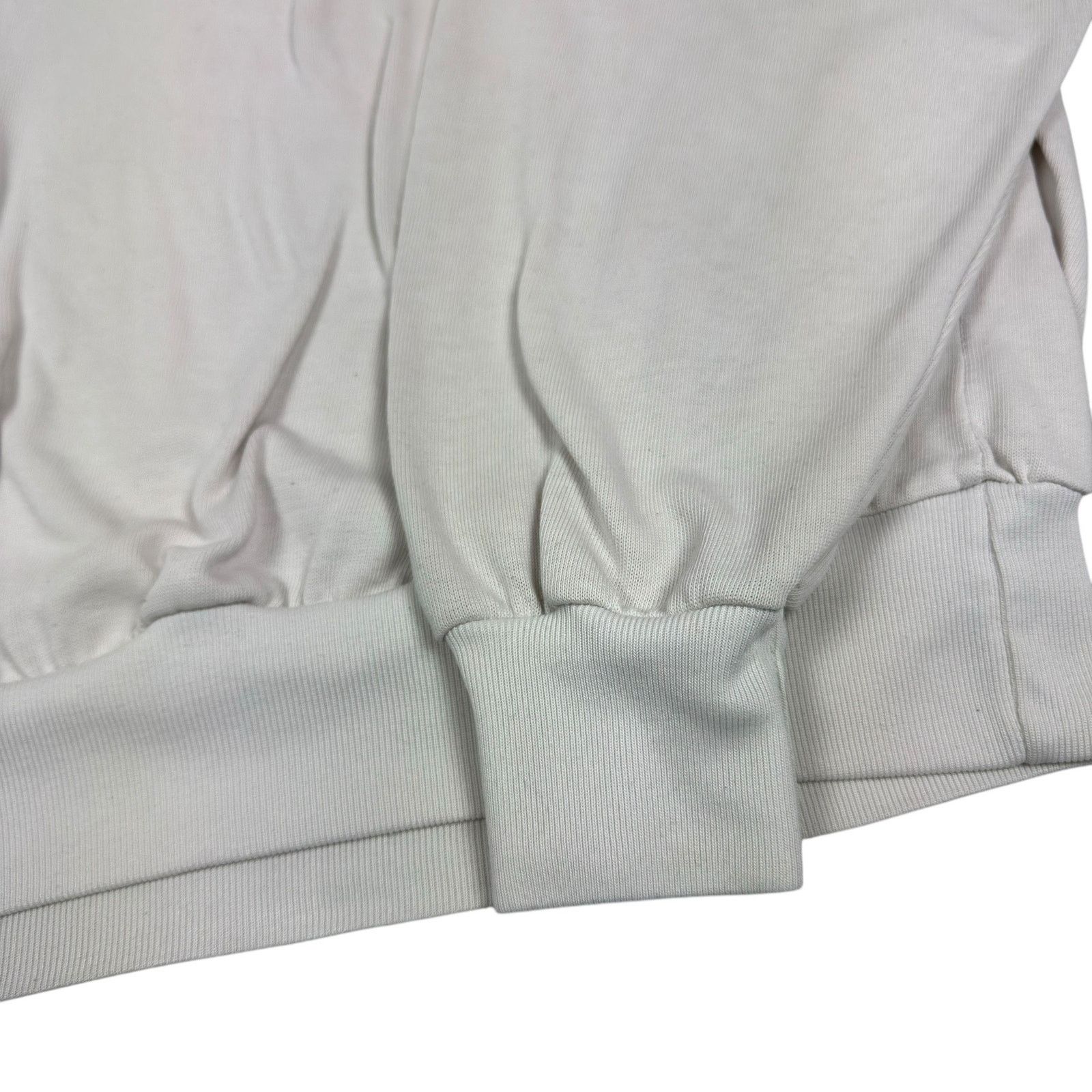 Adidas × Vintage Adidas Beige Spell Out Essential Pullover Sweatshirt Size US M / EU 48-50 / 2 - 7 Thumbnail
