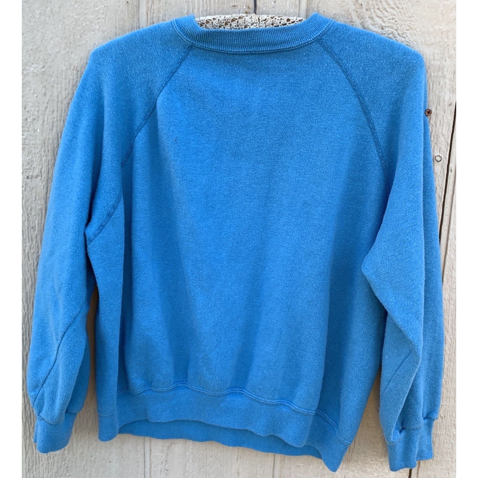 Vintage VINTAGE Raglan Sweatshirt Long Sleeve Pullover Blue L Men Size L Shirt Pullover Raglan 1980s Vintage Mens Size US L / EU 52-54 / 3 - 4 Thumbnail