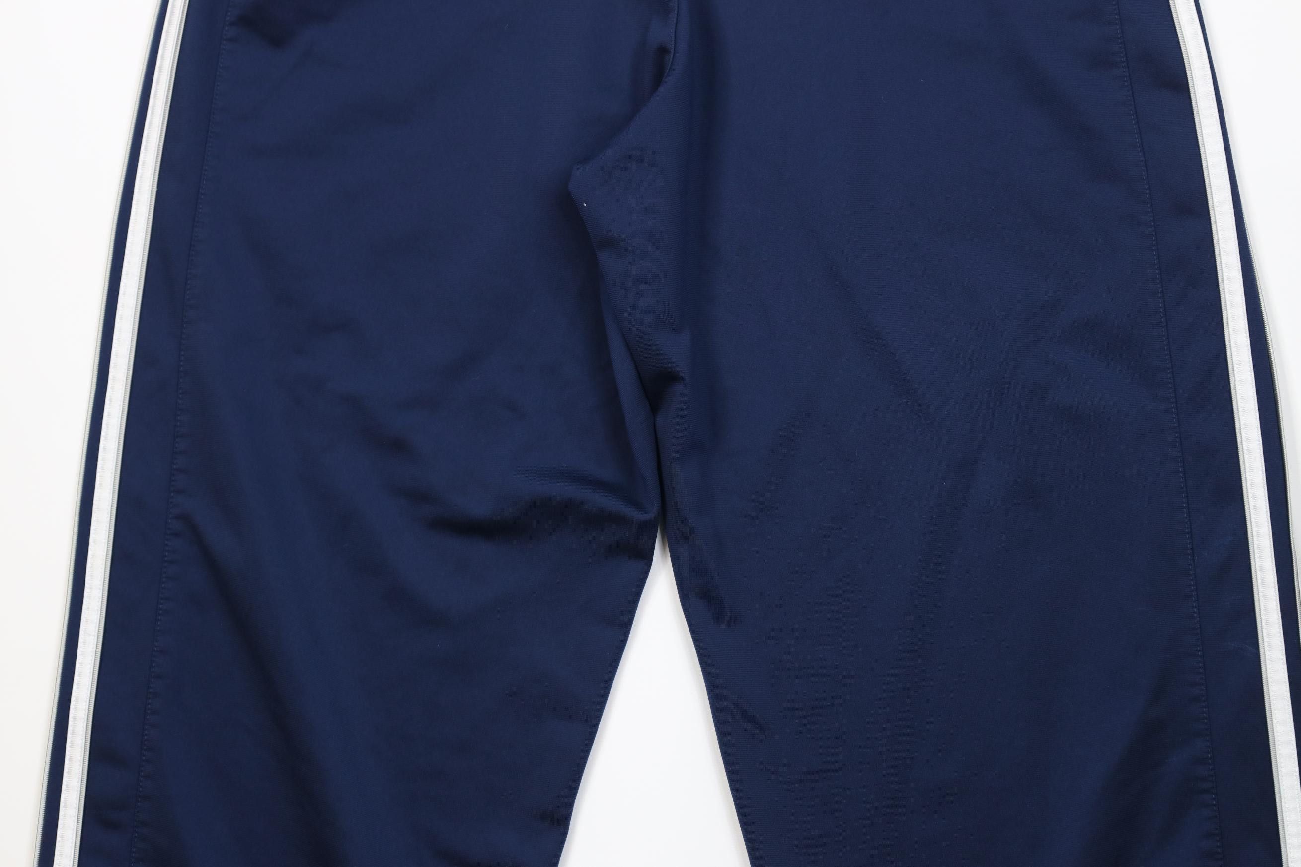 Adidas Vintage Y2K Adidas Striped Wide Leg Sweatpants Pants Blue Size US 38 / EU 54 - 10 Thumbnail