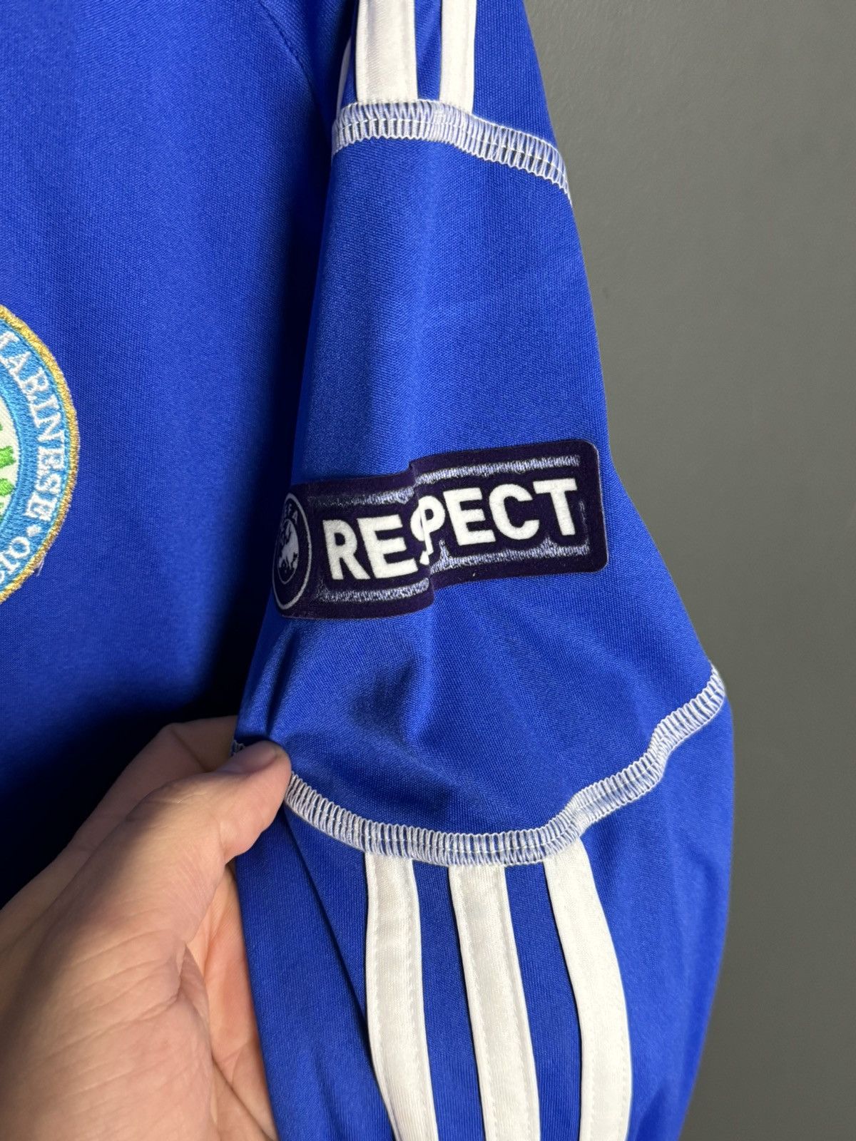 Adidas San Marino 10/12 Home Match Worn Football Long Sleeve Shirt Size US L / EU 52-54 / 3 - 7 Thumbnail