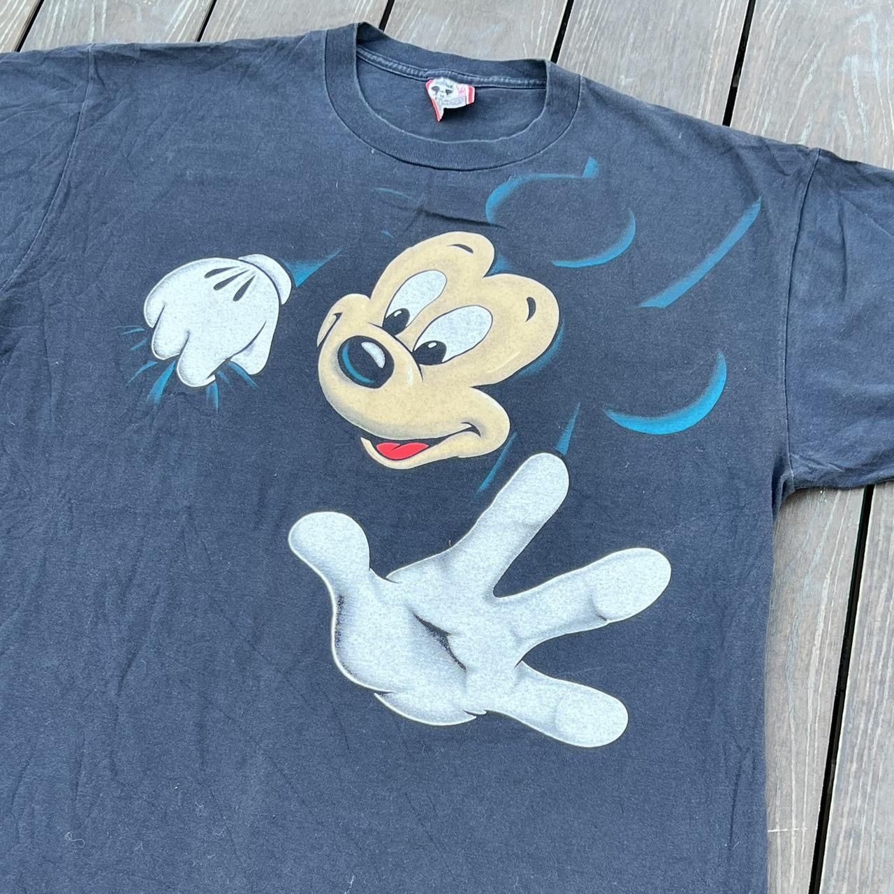 Disney Vintage T Shirt 90's MICKEY MOUSE DISNEY Size US XL / EU 56 / 4 - 4 Thumbnail