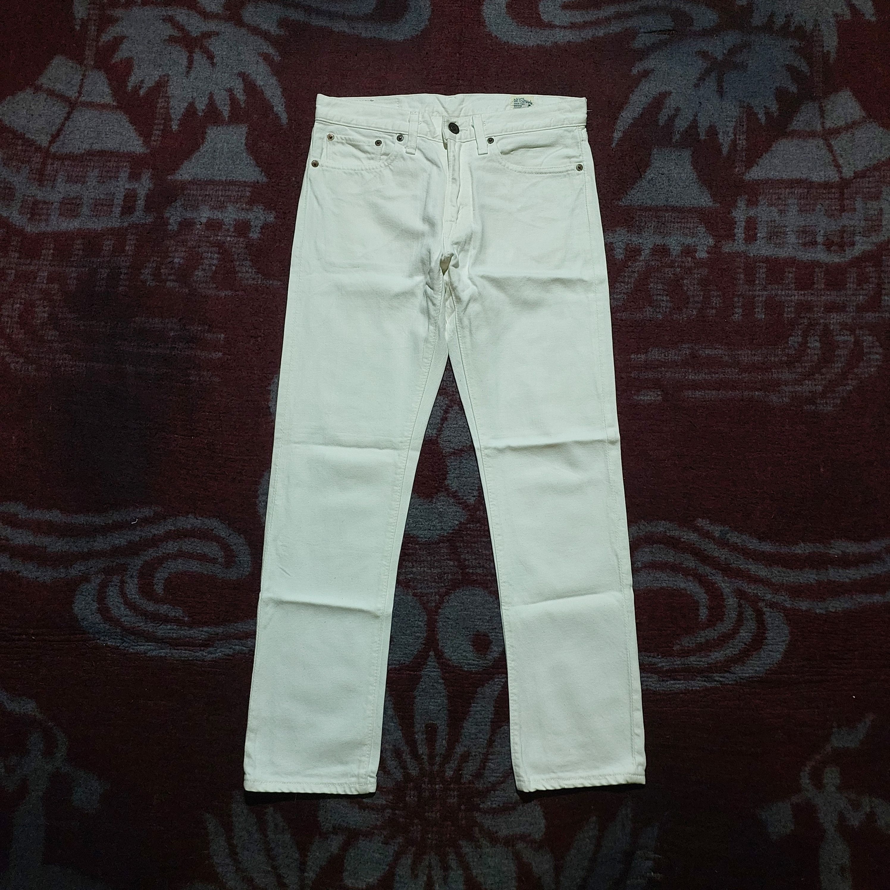 Orslow Japanese Orslow Lot 107 White Denim Size US 29 - 1 Thumbnail