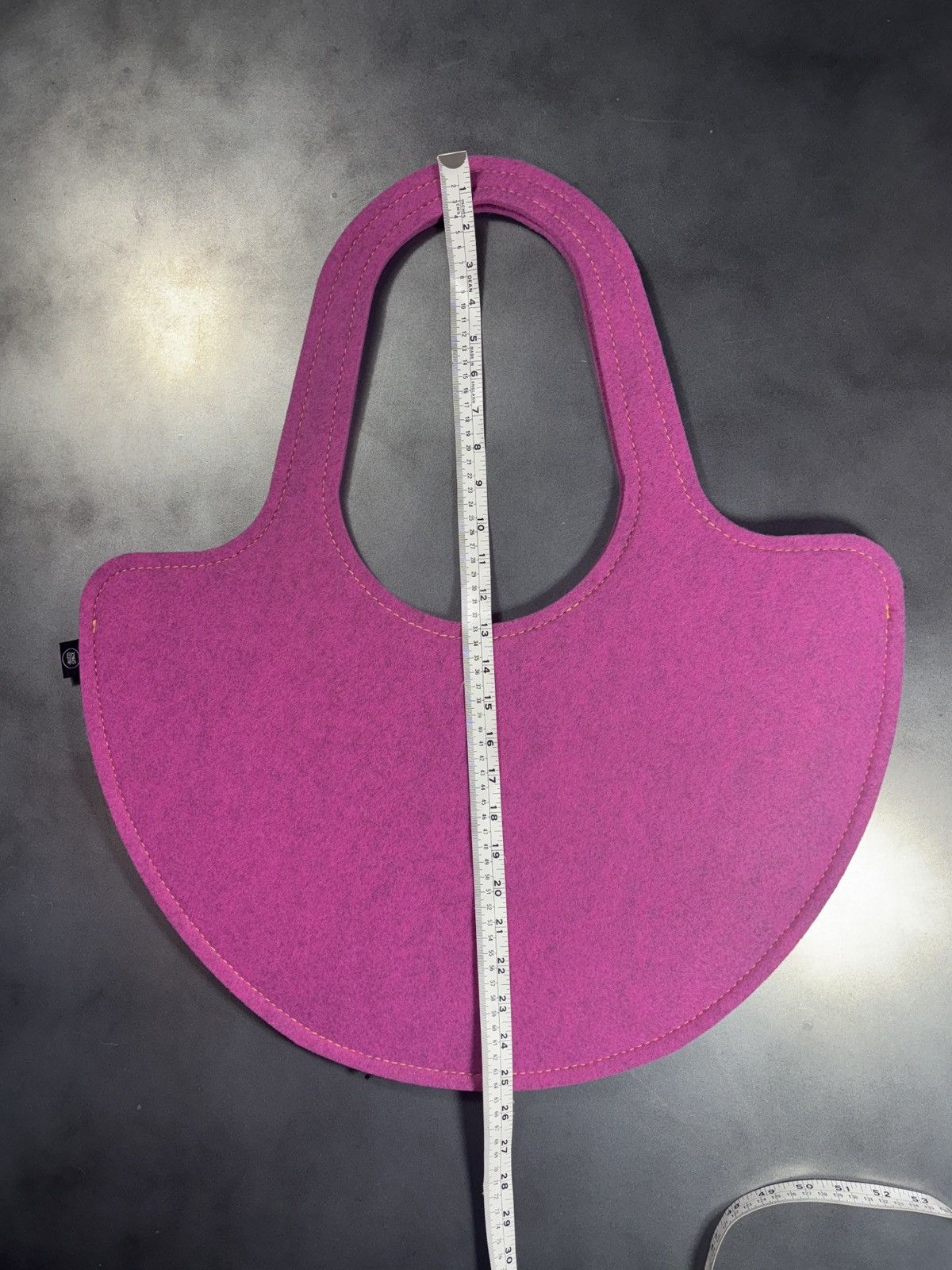 Other Felt Bag Oversized Tote Bag Felted Wool Pink Buzzi Space Size ONE SIZE - 10 Thumbnail