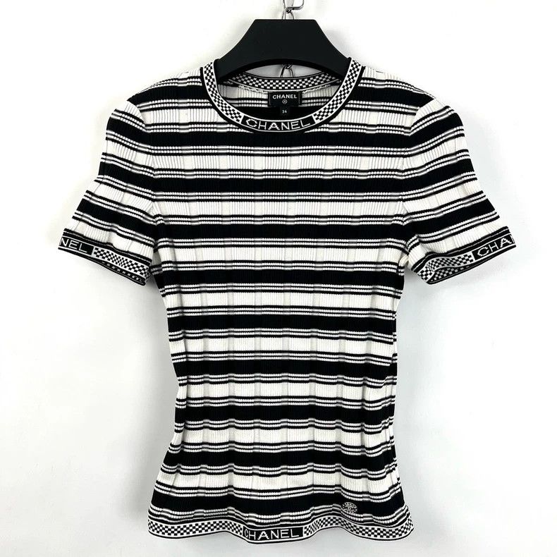 Chanel Chanel Uniform Sweater CC Logo White | Grailed