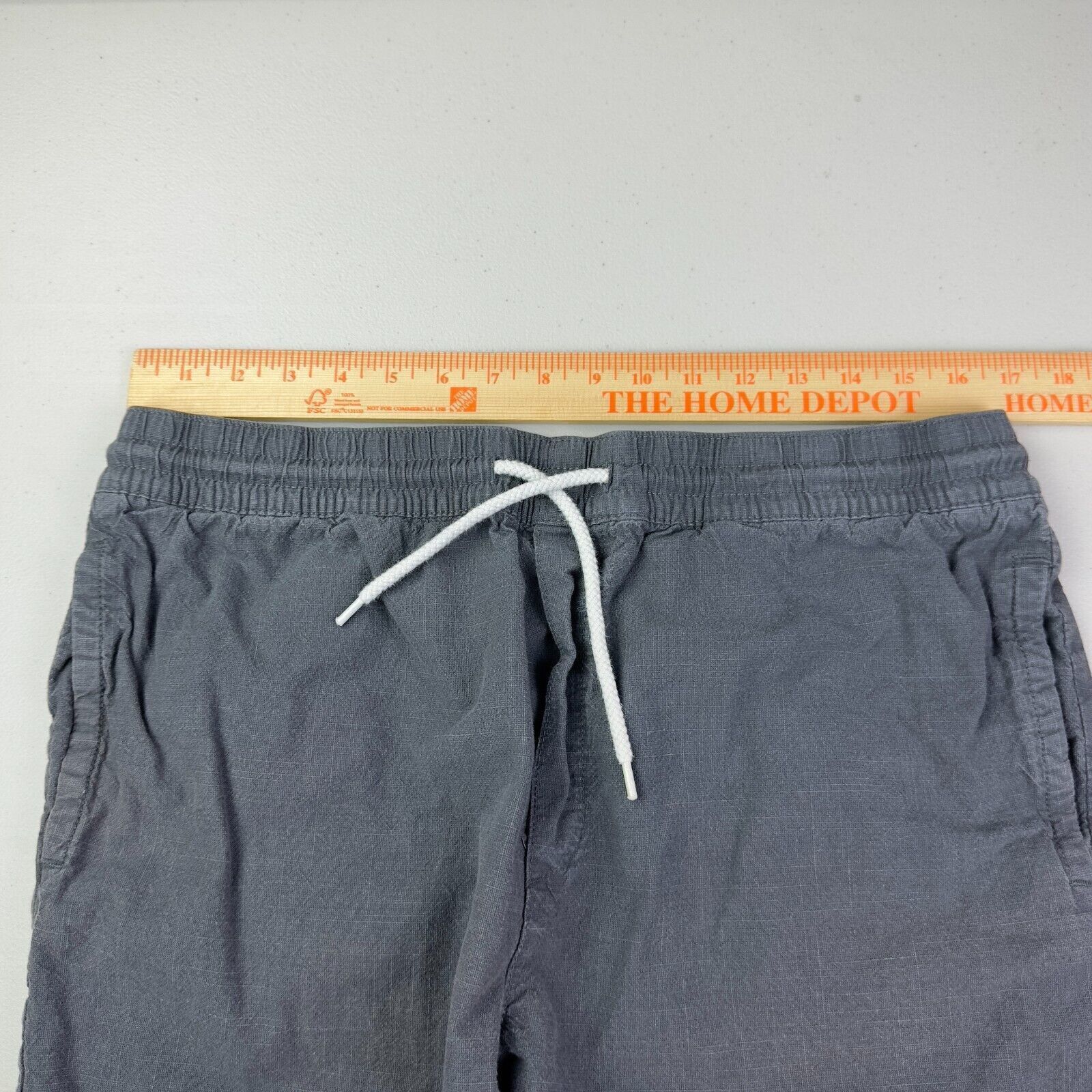 H&M H&M LOGG Mens Gray Drawstring Pull On Shorts Men Size Large Size US 32 / EU 48 - 6 Thumbnail