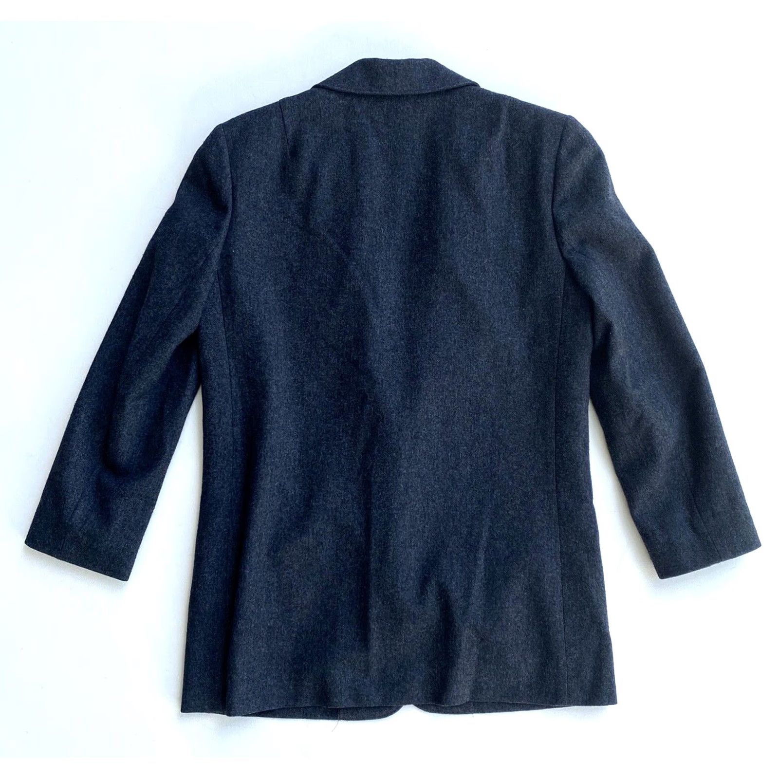 Pendleton VINTAGE Pendleton Women's Blazer 90s 100% Virgin Wool Made in USA Sz 6 Gray Size M / US 6-8 / IT 42-44 - 3 Thumbnail