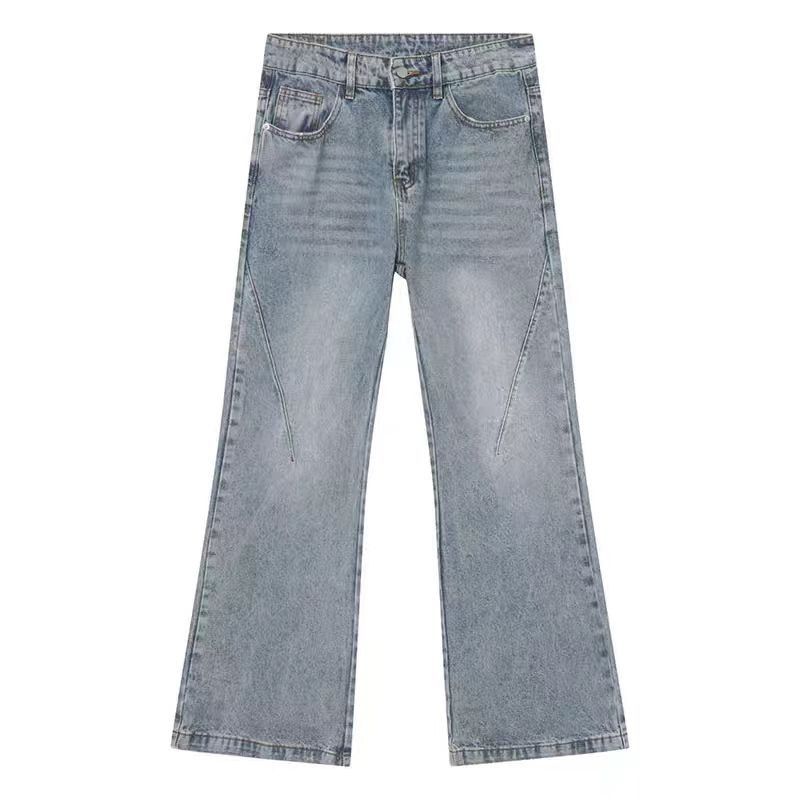 Jean × Vintage washed faded ripped y2k flared jeans Size US 28 / EU 44 - 6 Thumbnail