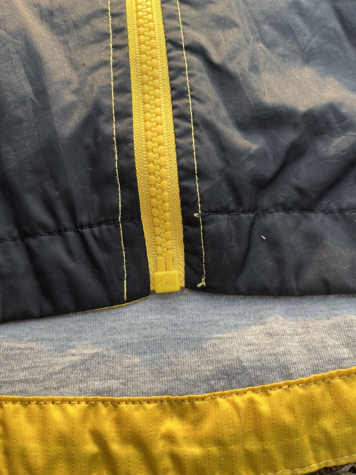 Nike × Vintage 🔥Vintage Nike Big Swoosh Embroidery Zipper Jacket 90s Size US XL / EU 56 / 4 - 5 Thumbnail