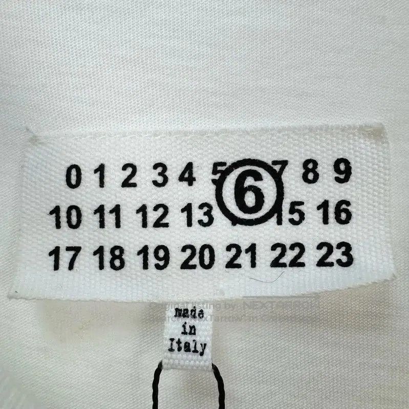 Maison Margiela Maison Margiela Summer Cream Logo T-Shirt . Size XS / US 0-2 / IT 36-38 - 6 Thumbnail