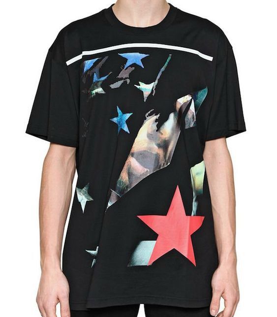 Givenchy Black Runway Apache Star Oversized T-Shirt Size US XS / EU 42 / 0 - 2 Thumbnail