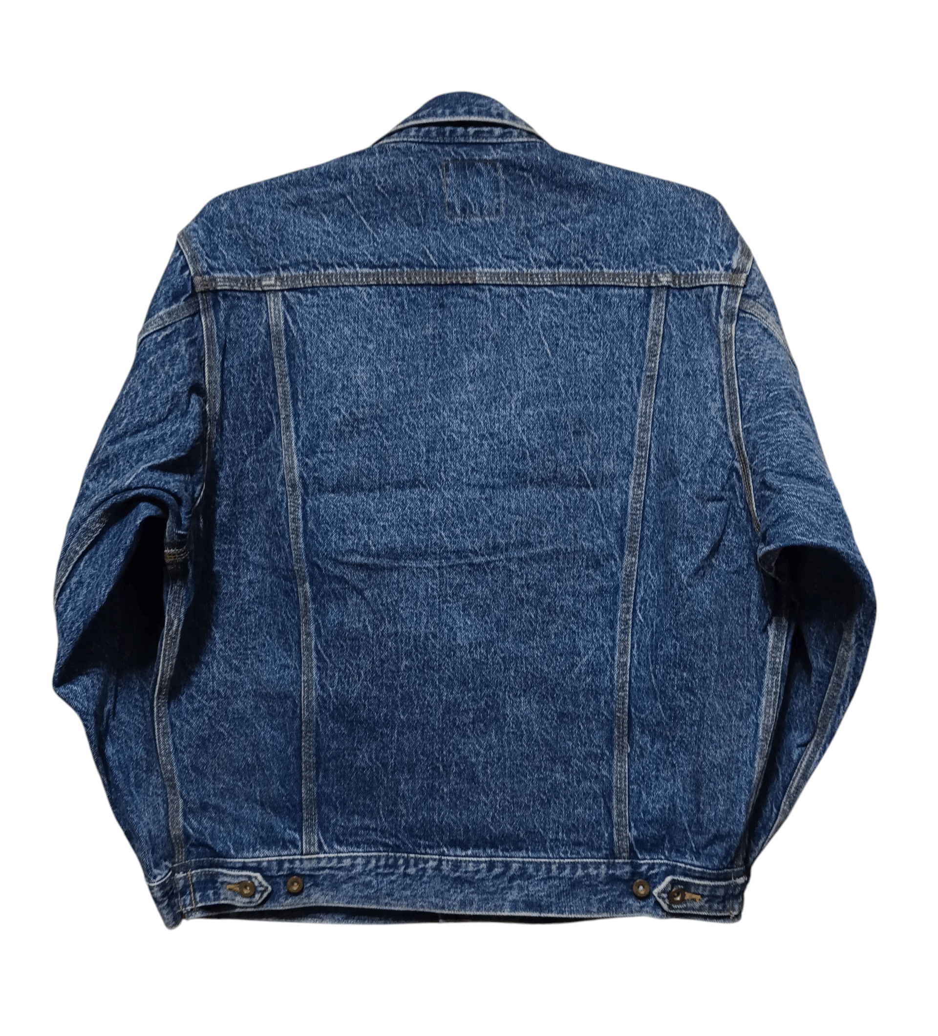 Japanese Brand Sensitive by Bobson Co. Ltd Pleated Denim Jacket 90s Size US M / EU 48-50 / 2 - 4 Thumbnail