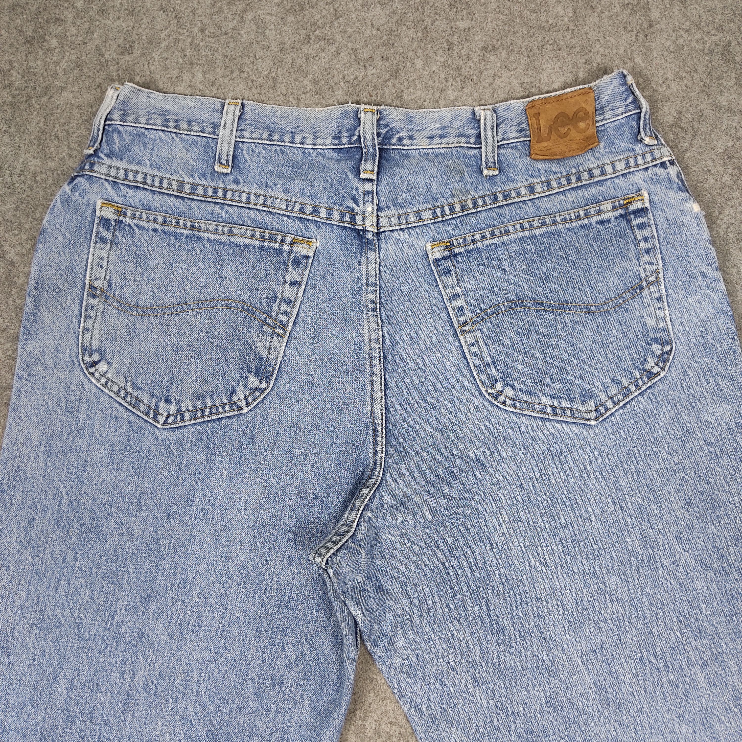 Lee × Vintage 90s Vintage Lee Blue Light Wash Jeans L505 Size US 36 / EU 52 - 7 Thumbnail