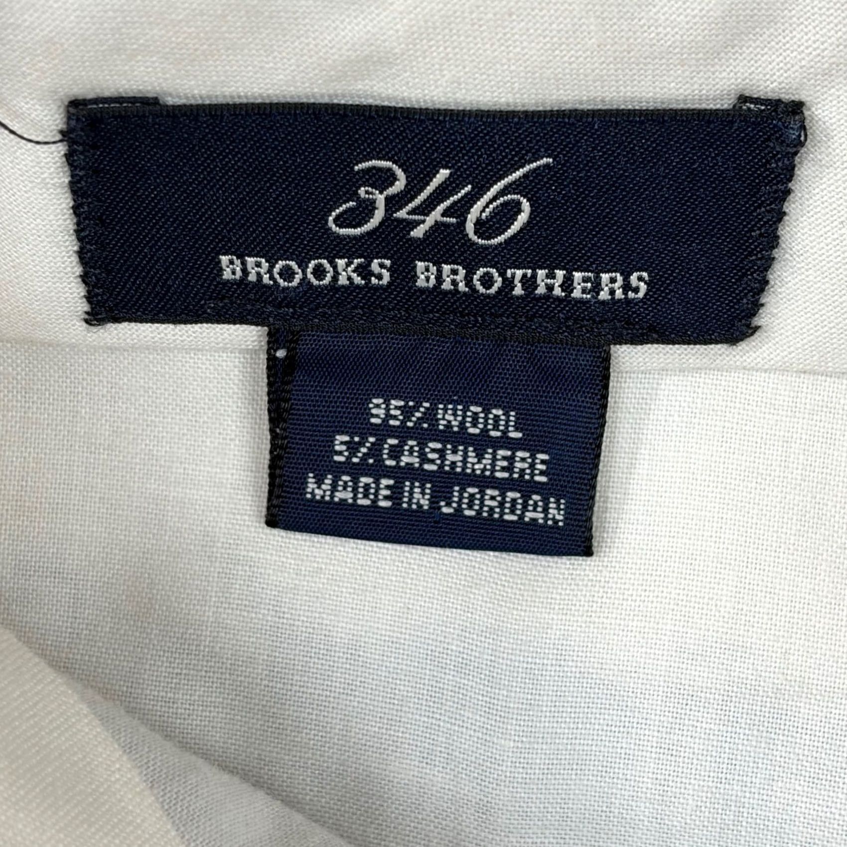 Brooks Brothers Brooks Brothers 346 wool cashmere glen plaid pleated cuffed pants grey 35x30 Size US 35 - 8 Thumbnail