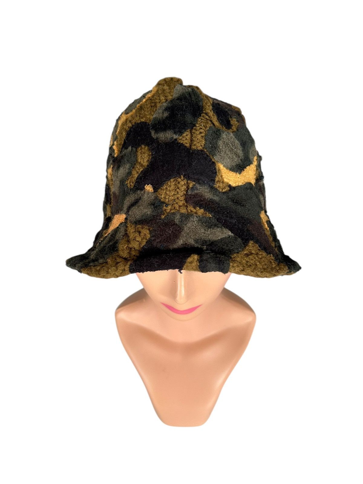 Japanese Brand × Kapital × Vintage Very Rare Japanese Style Custom made knitt Bucket Hats Size ONE SIZE - 6 Thumbnail
