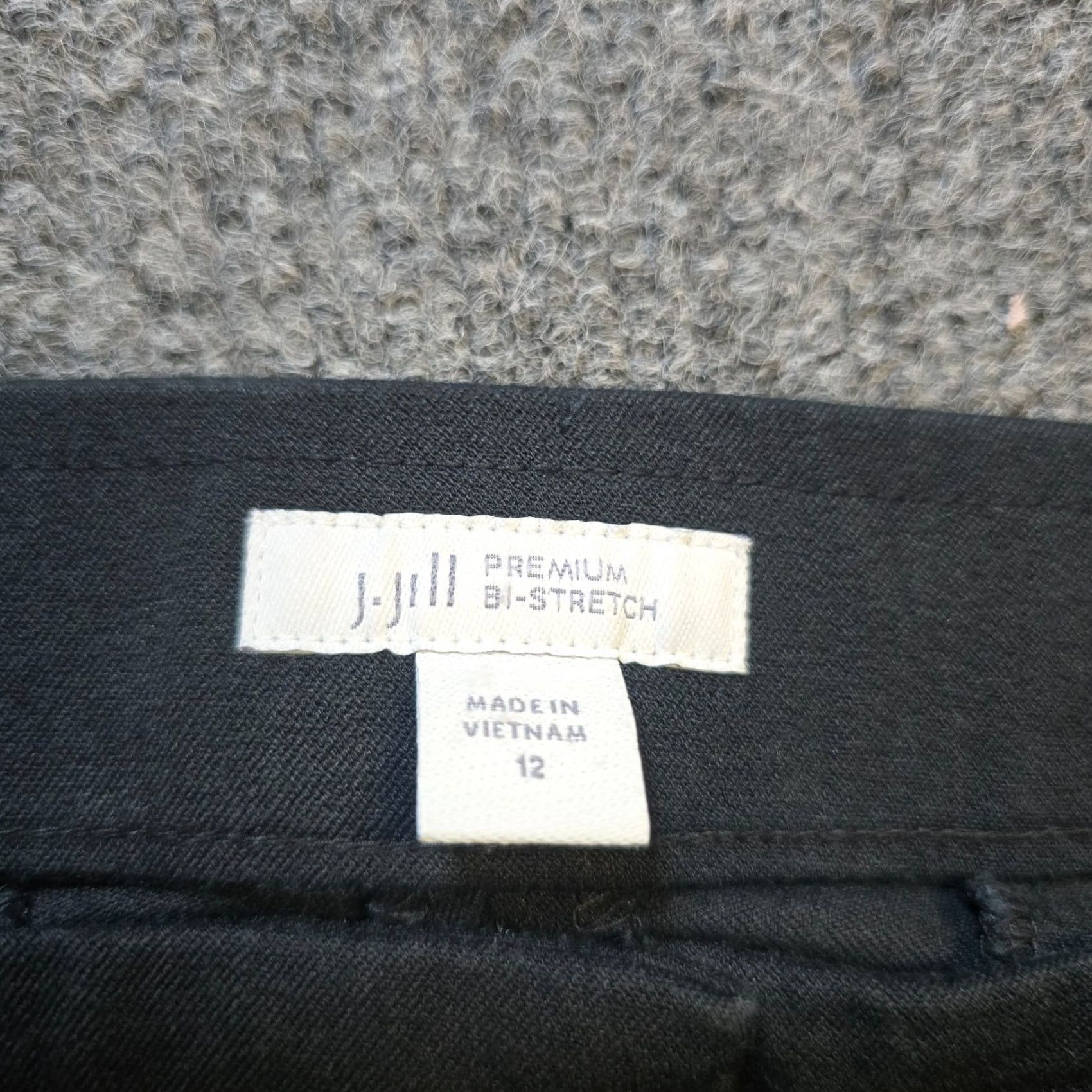 J. Jill J. Jill Pants Womens Size 12 Black Premium Bi Stretch Ankle Casual Career Capsule Basic Regular Size 34" / US 12 / IT 48 - 4 Thumbnail