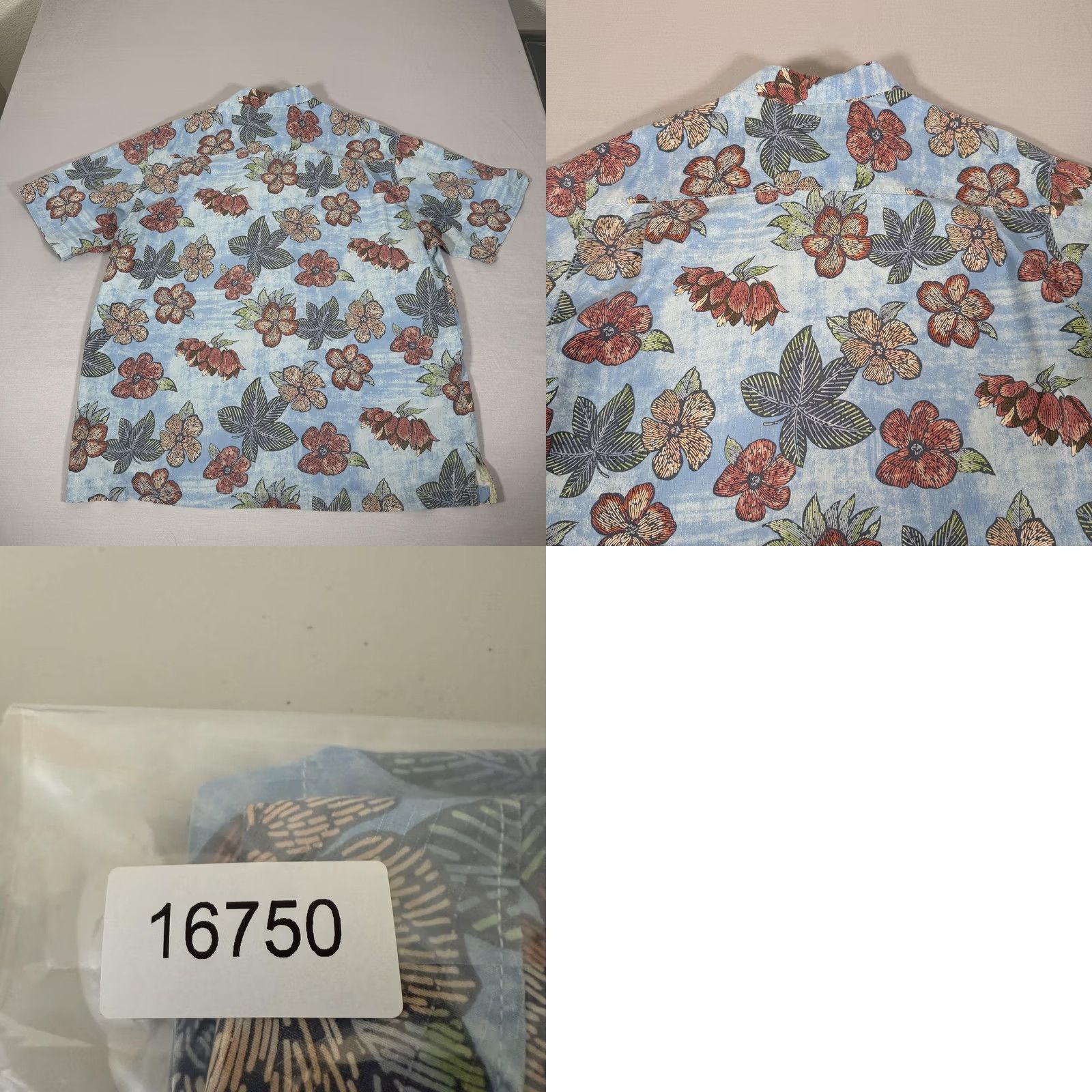 Tommy Bahama Tommy Bahama Shirt Mens XL Blue Floral Hawaiian Silk Button Up Beach Aloha Size US XL / EU 56 / 4 - 8 Thumbnail