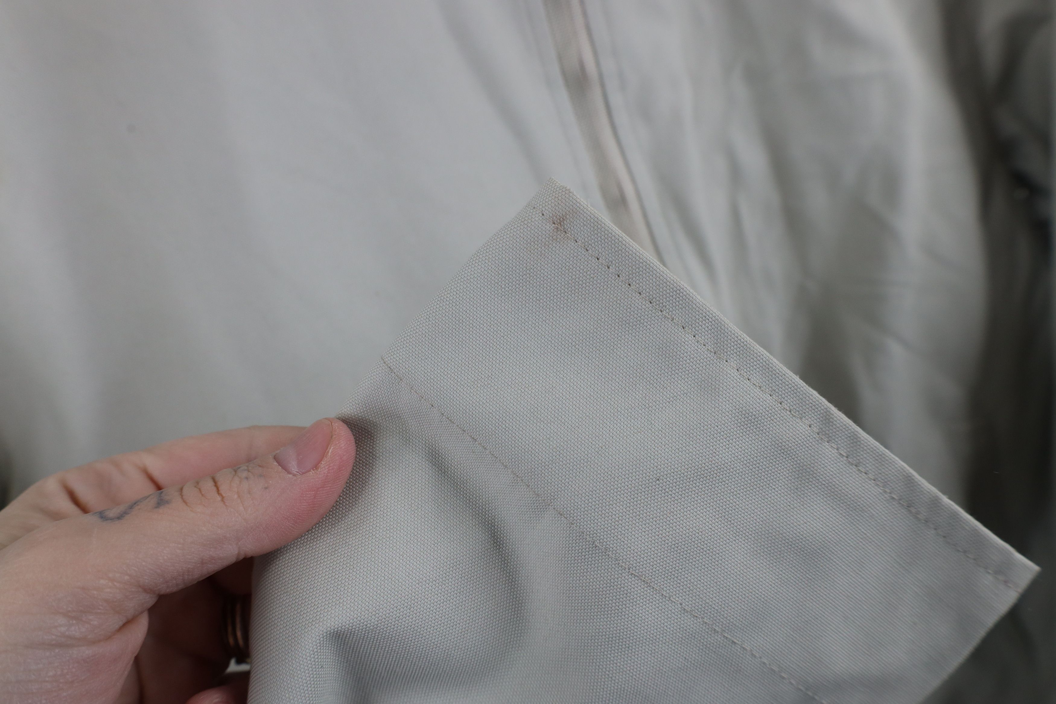 Gap × Vintage Vintage Y2K 2004 Gap Canvas Laminate Cafe Racer Jacket Beige Size US M / EU 48-50 / 2 - 7 Thumbnail
