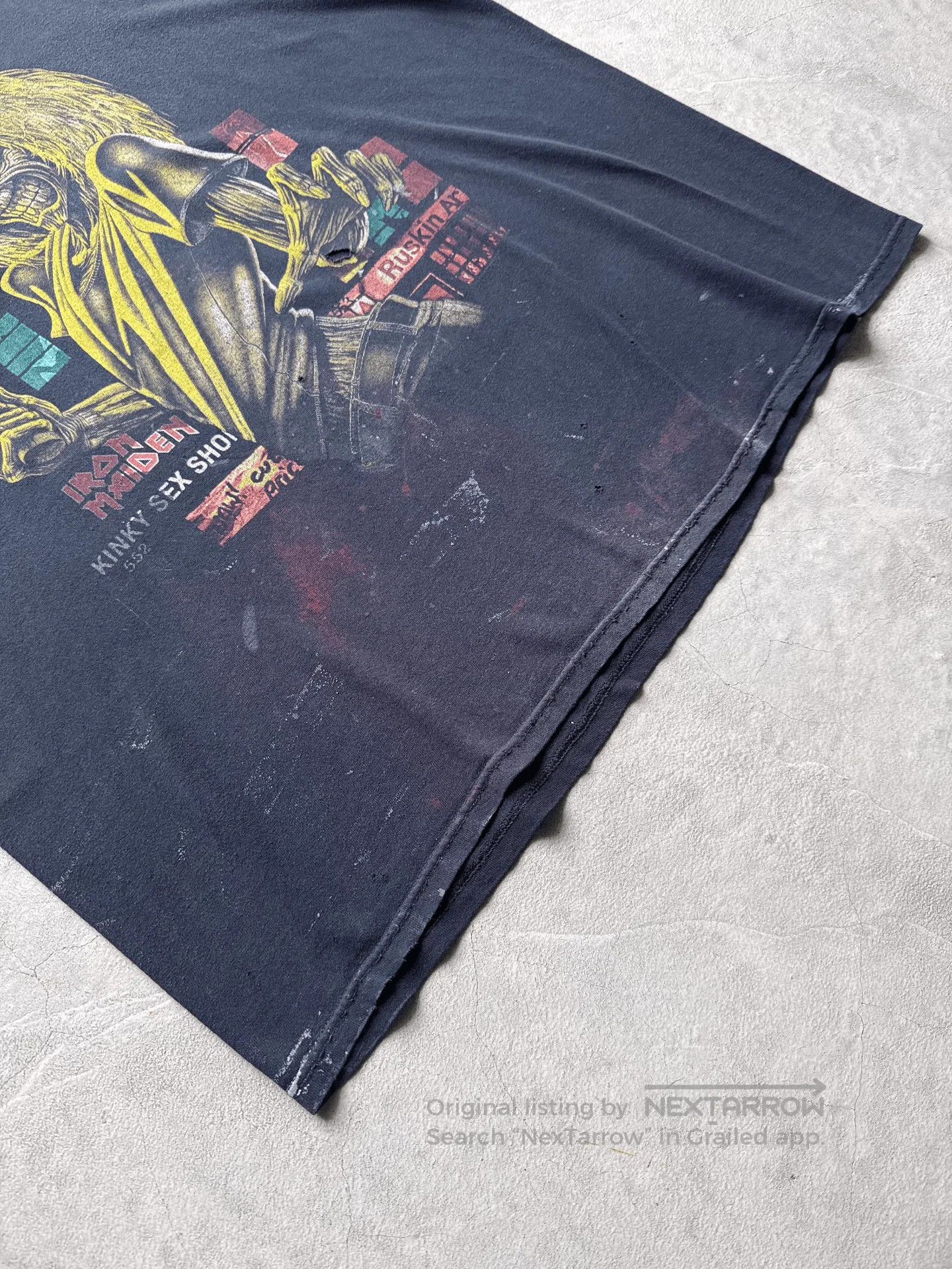 Vintage Vintage Iron Maiden 2012 Tour Band Tee. Size US XXL / EU 58 / 5 - 2 Thumbnail