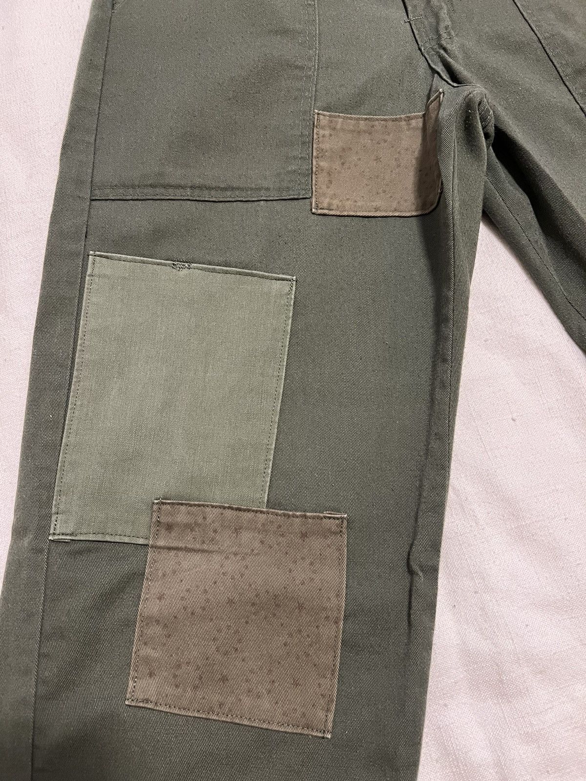 Vintage Fatigue patchwork pants (@denimcowboyy) Size US 28 / EU 44 - 2 Thumbnail