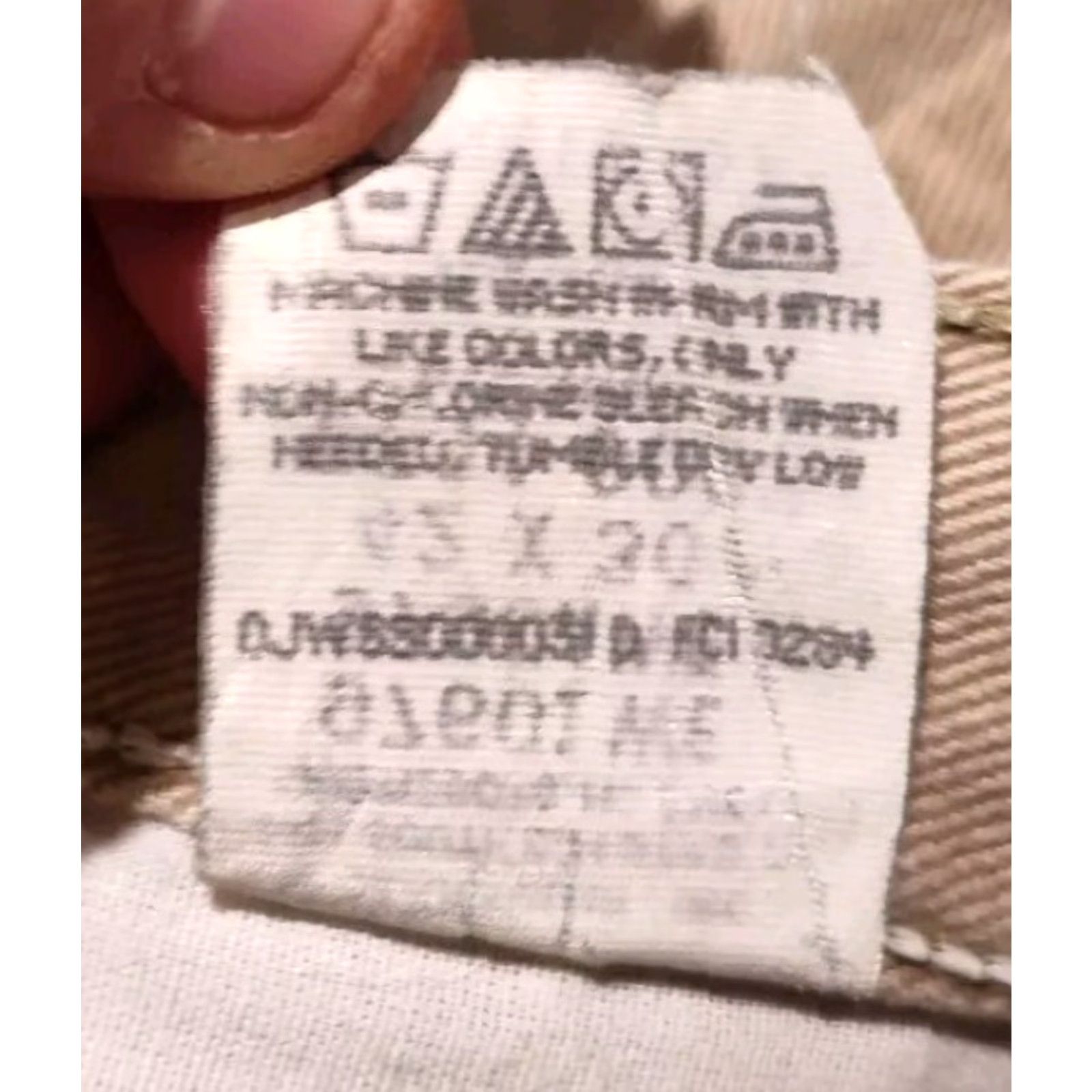 Wrangler VINTAGE Wrangler Men's Jeans 42X30 Tan Cotton 5-Pocket USA Cowboy 90s Size US 42 / EU 58 - 4 Thumbnail