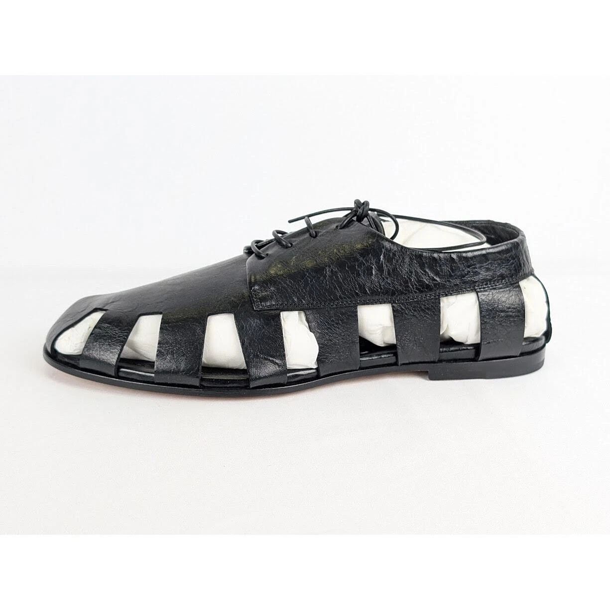 Bottega Veneta o1rshd1 Crunch Lux Sandals in Black Size US 8.5 / EU 41-42 - 1 Thumbnail