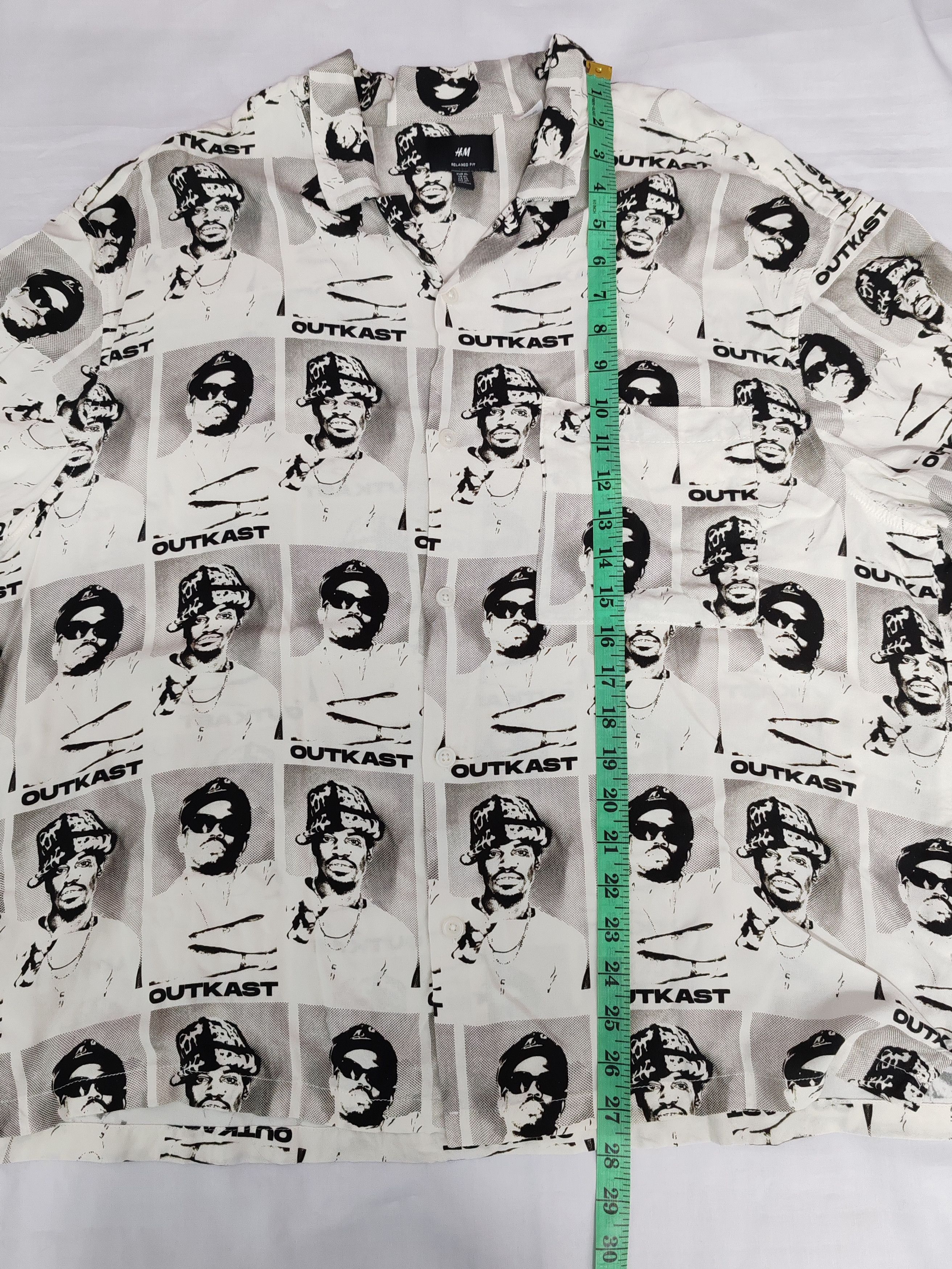 Japanese Brand Outkast All Over Print Button Up Shirt Rap Hip Hop Dre Size US XL / EU 56 / 4 - 6 Thumbnail