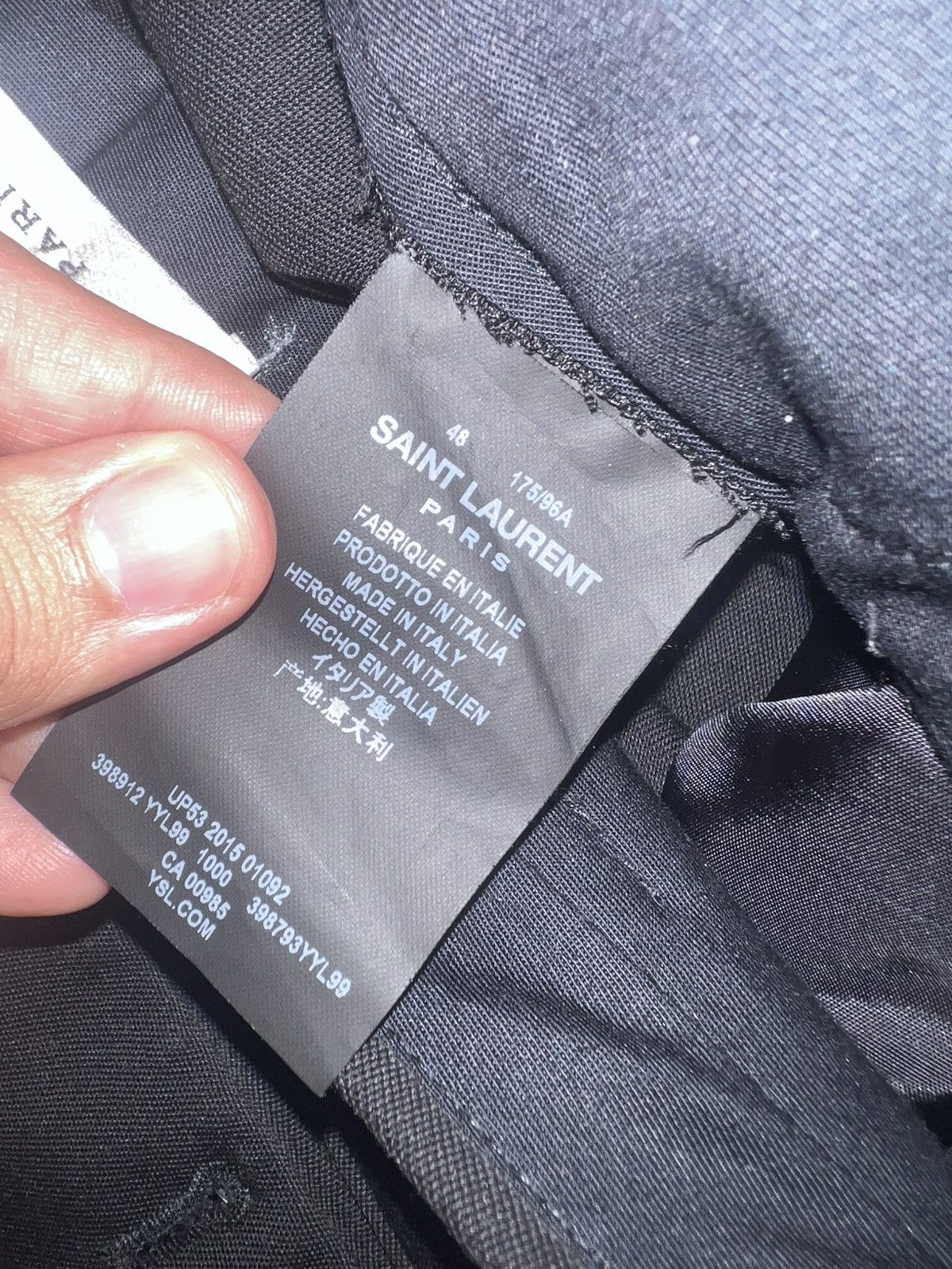 Saint Laurent Paris Saint Laurent Paris trousers pants wool Size US 32 / EU 48 - 3 Thumbnail