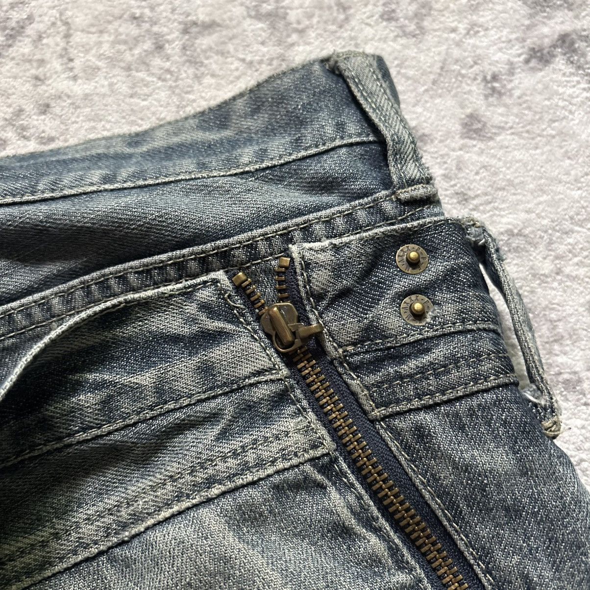 PPFM PPFM Double-Waisted Distressed Denim Blue Jeans | Size S Size US 30 / EU 46 - 11 Thumbnail