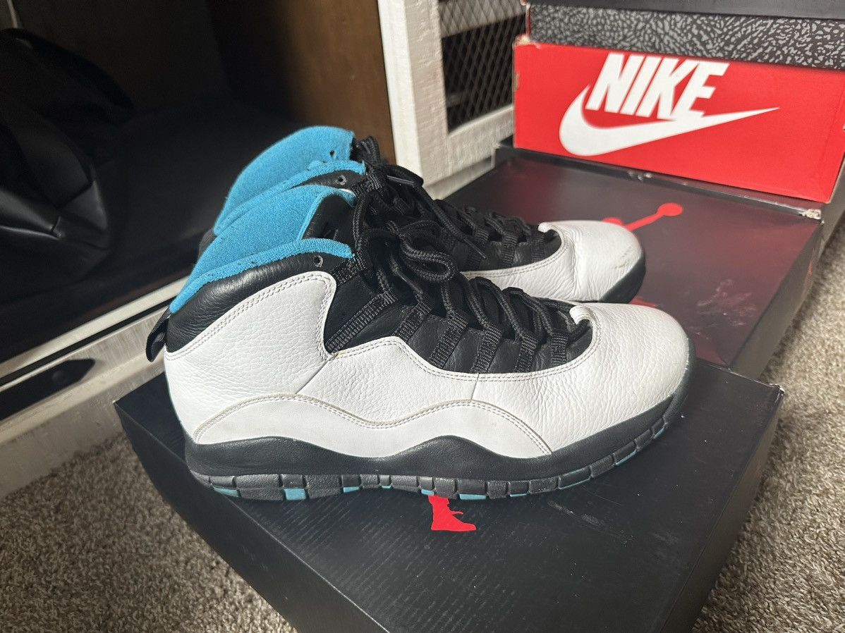 Jordan Brand Air Jordan 10 “Powder Blue” Size 12 Size US 12 / EU 45 - 3 Thumbnail
