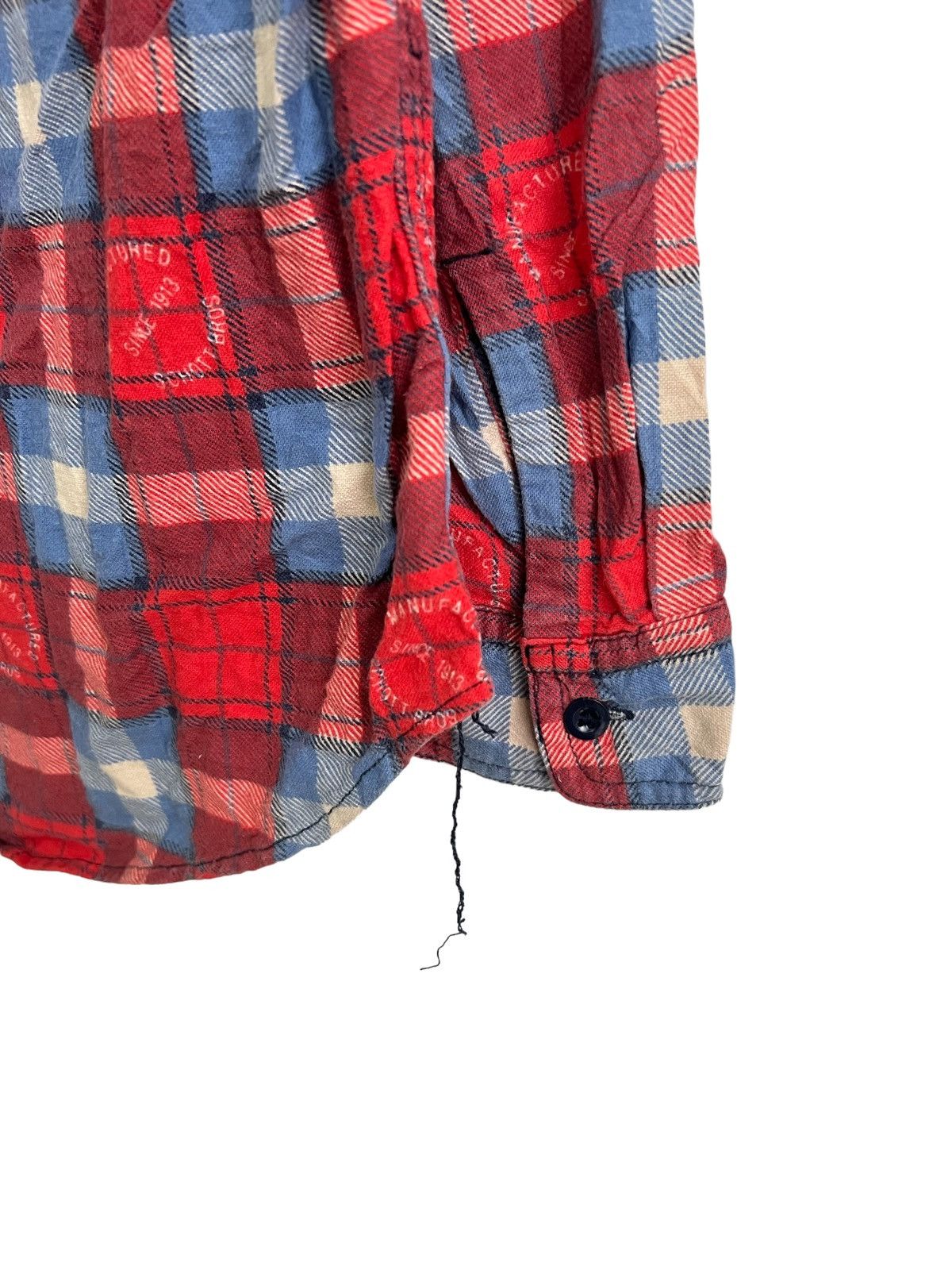 Schott OG Schott Bros NY "Leather Clothing" Durable Worker Flannel Size US L / EU 52-54 / 3 - 9 Thumbnail