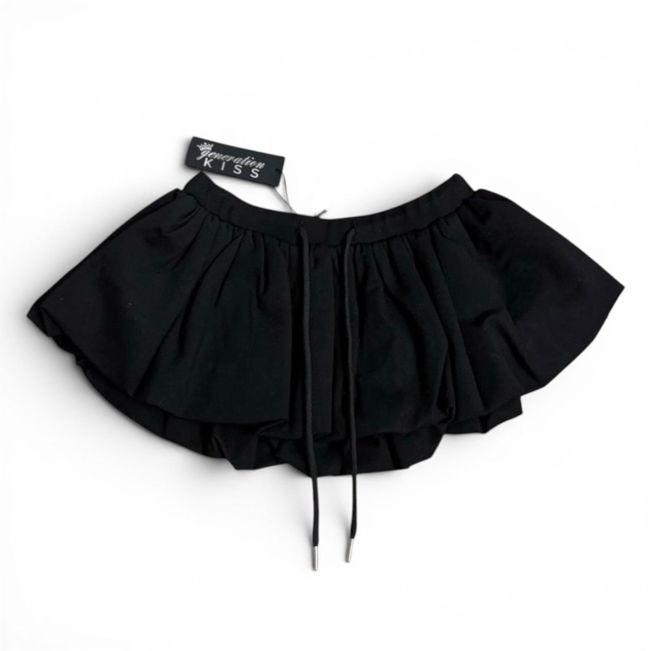 Dolls Kill Generation Kiss Y2K Saida Micro Bubble Skirt w/ Drawstrings Size 24" / US 00 / IT 34 - 1 Thumbnail