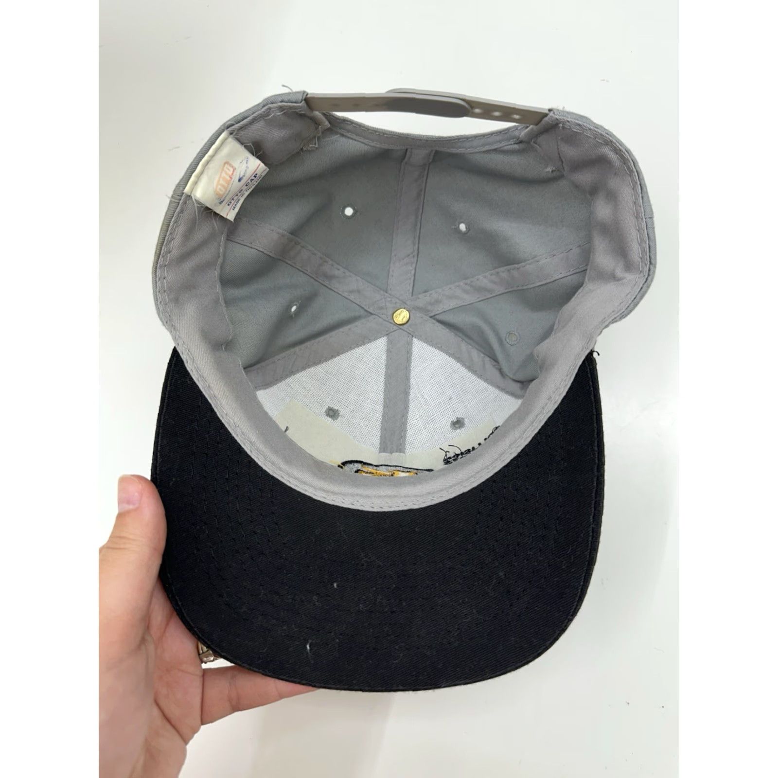 Vintage Otto Cap Snapback Baseball Hat Keystone Collision Parts Grey Logo Adjustable Hat Mens Casual Outdoor 1 Size Gray Size ONE SIZE - 3 Thumbnail