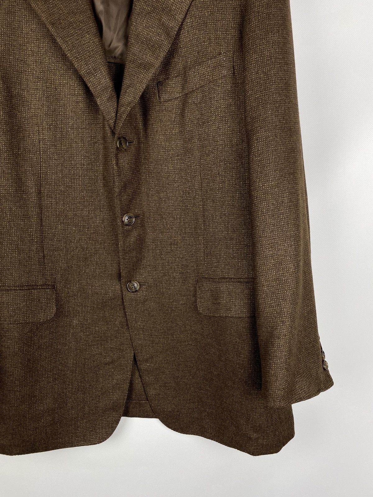 Ermenegildo Zegna Ermenegildo Zegna men’s wool / camel / silk blazer jacket Size 42R - 6 Thumbnail