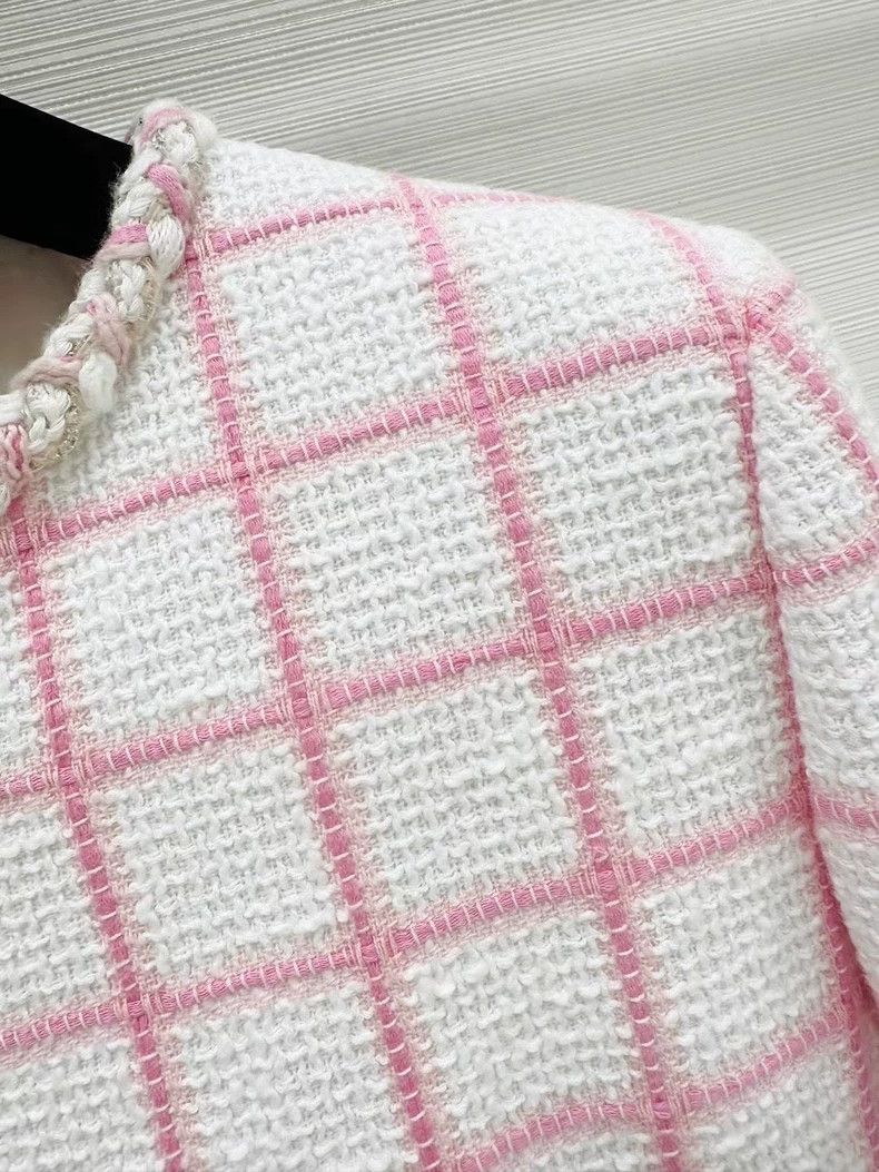 Chanel Chanel 23C pink plaid jacket Size XS / US 0-2 / IT 36-38 - 6 Thumbnail