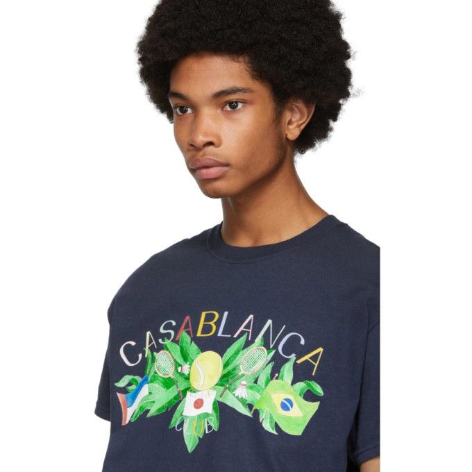 Casablanca 1st Collection (2018 Archive) Tennis Club Tee Size US M / EU 48-50 / 2 - 3 Thumbnail
