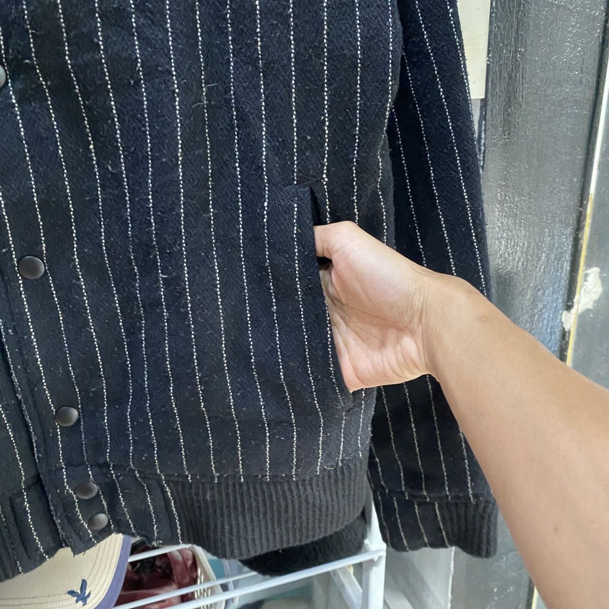 Stussy Stussy Wool Stripe Thermolite Plus Insulation Bomber Jackets Size US S / EU 44-46 / 1 - 7 Thumbnail