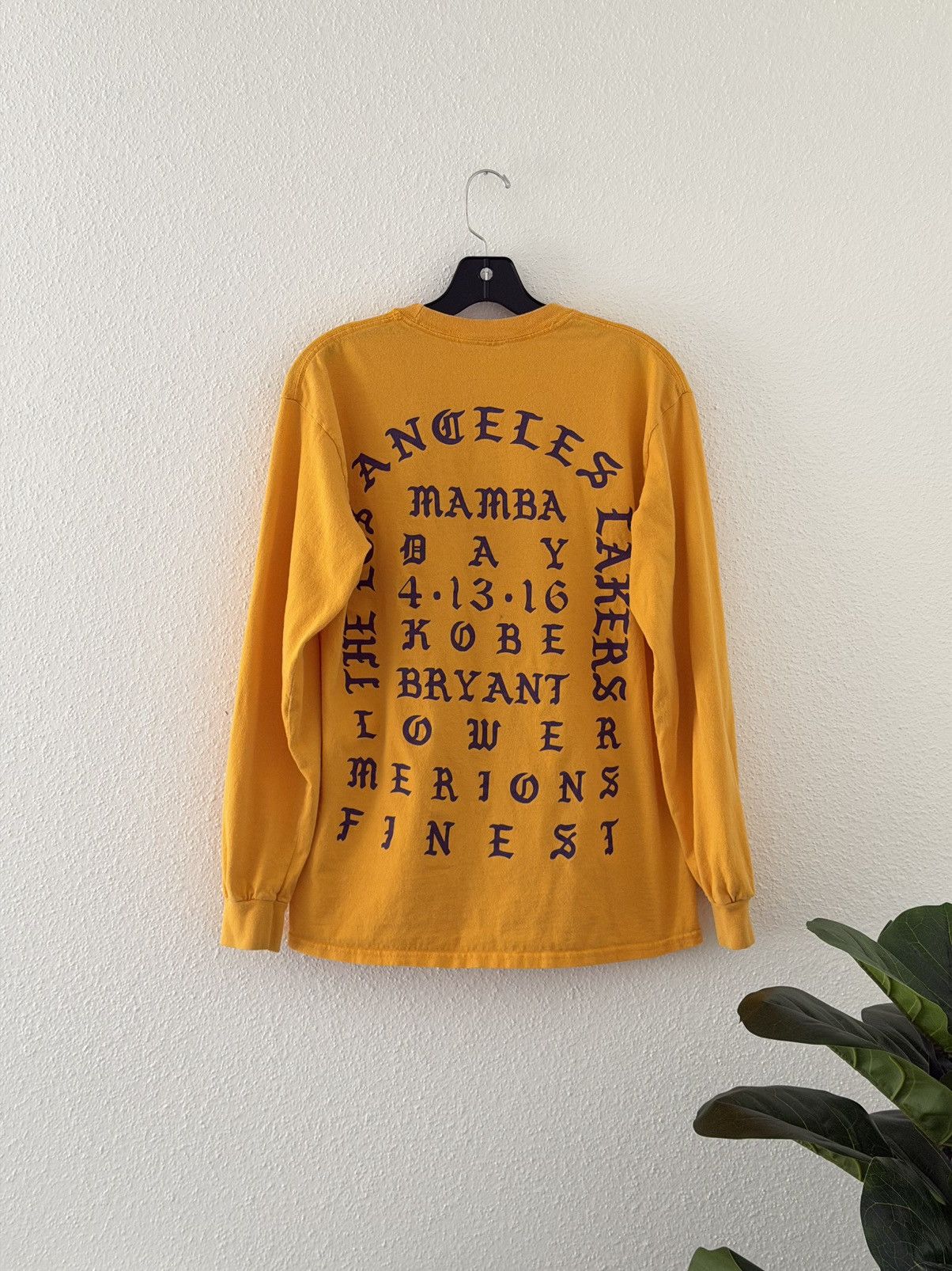 Kanye West Kanye West 'I Feel Like Kobe' Longsleeve T-shirt Yellow