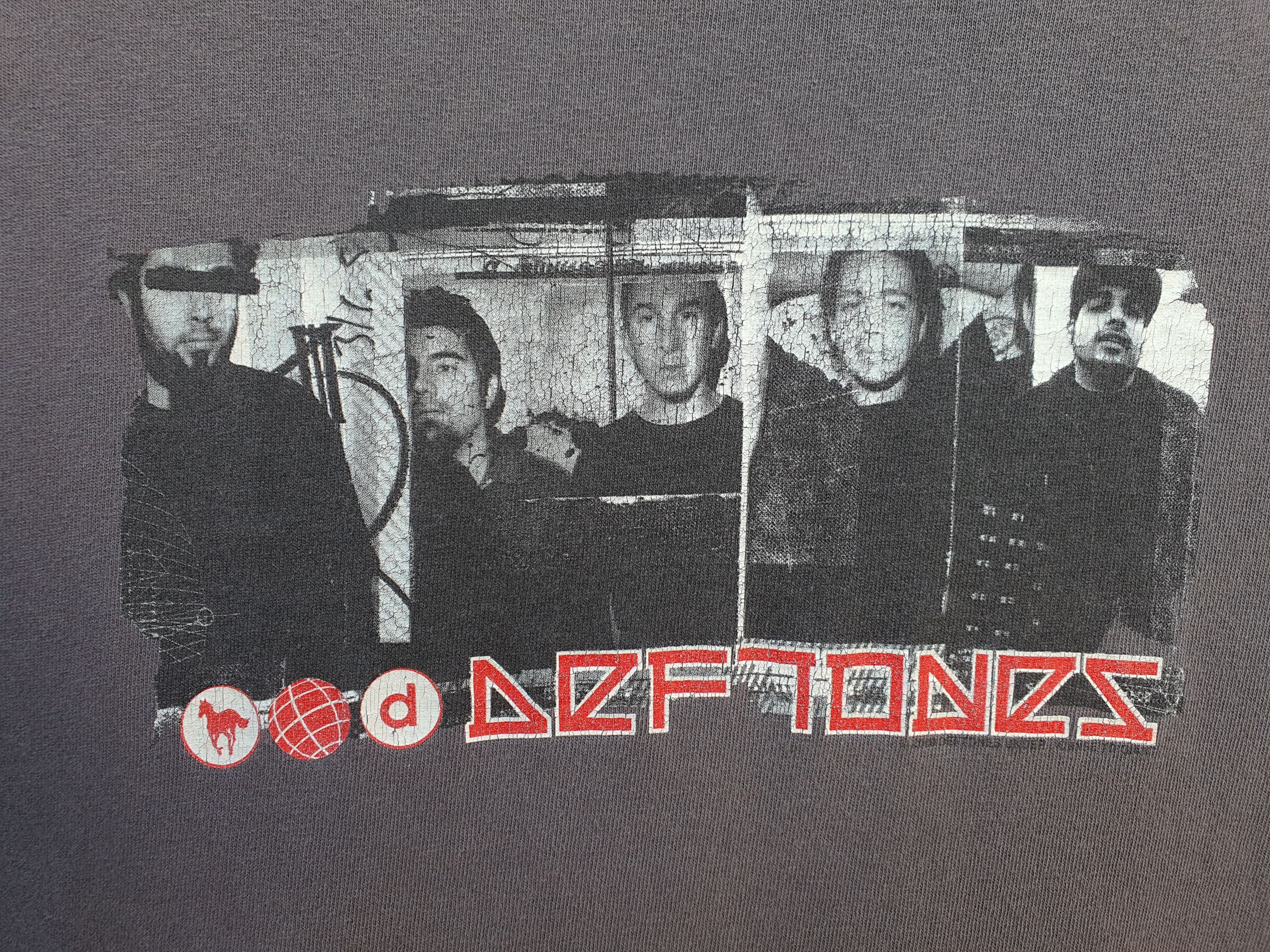 Band Tees × Giant × Vintage 🔥 OG DEFTONES White Pony Promo Tour 2000 TShirt Size US XL / EU 56 / 4 - 6 Thumbnail