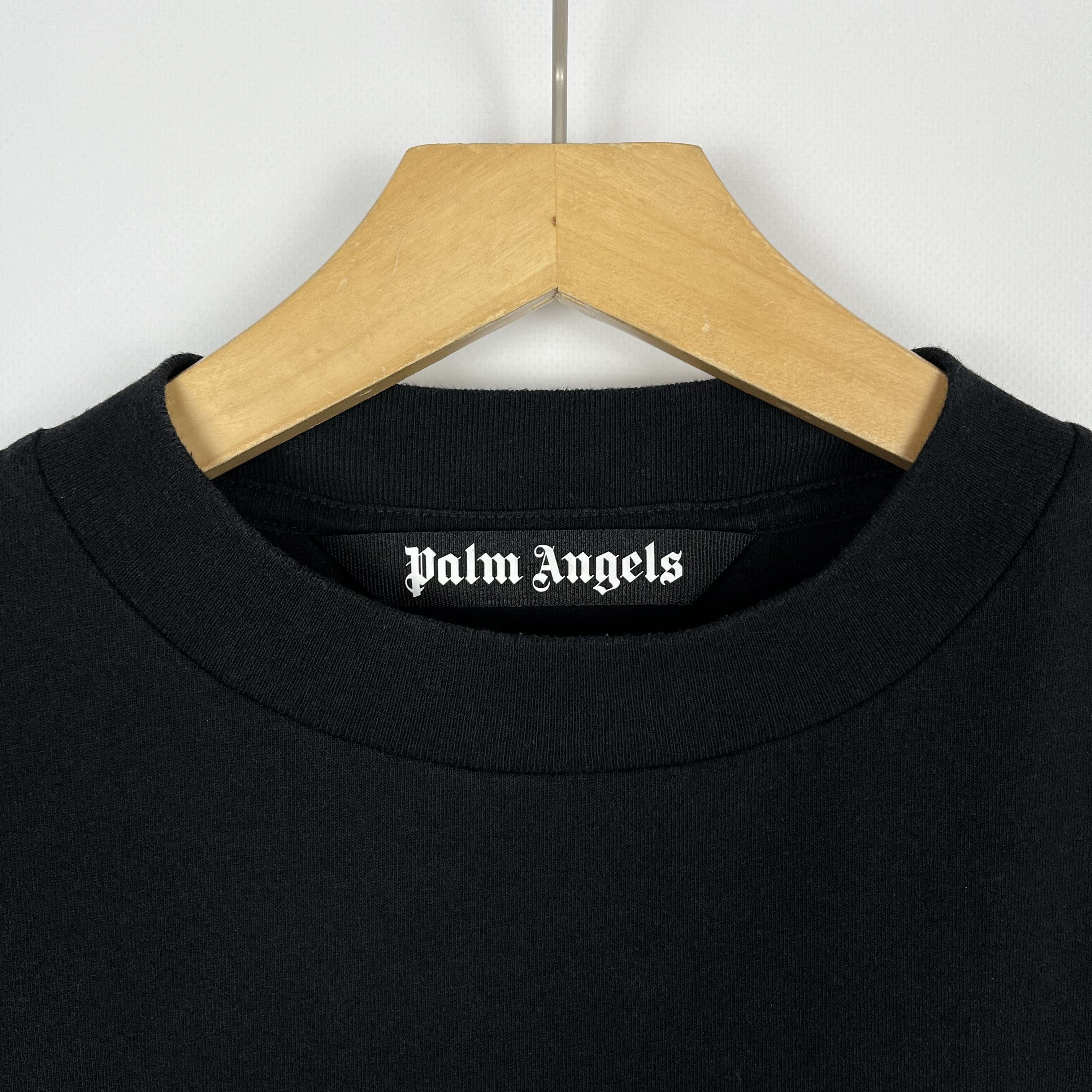 Palm Angels Palm Angels New York Sprayed Big Logo T Shirt Size US L / EU 52-54 / 3 - 9 Thumbnail