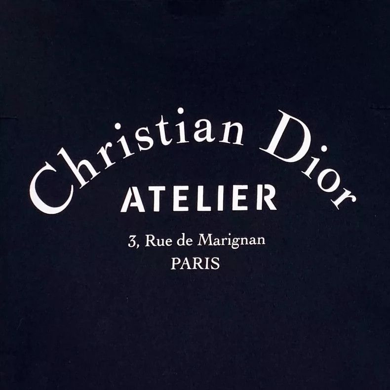 Dior Christian Dior Black Logo Cotton T-2505 Size XS / US 0-2 / IT 36-38 - 5 Thumbnail