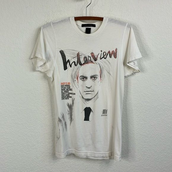 Marc Jacobs × Vintage Marc Jacobs Interview Magazine T Shirt 2008 Size US S / EU 44-46 / 1 - 1 Thumbnail