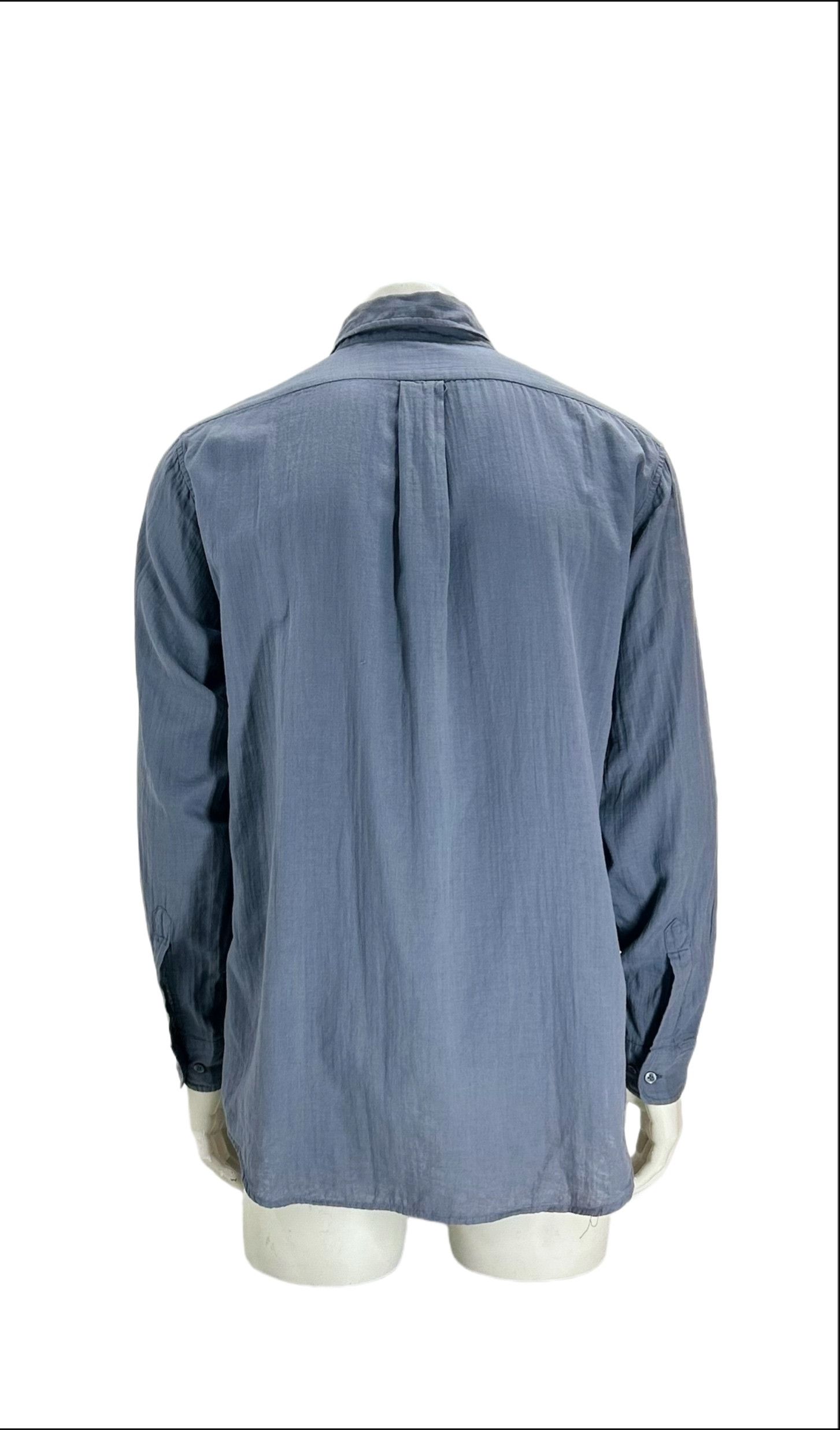 C.P. Company CP Company Grey Linen Long Sleeve Shirt Size US XXL / EU 58 / 5 - 3 Thumbnail