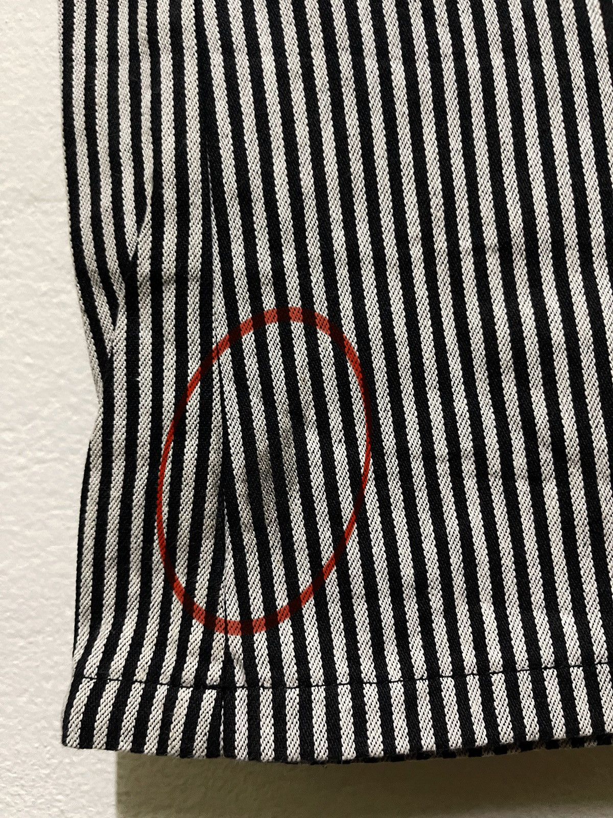 Vintage × agnes b. Agnes b Striped Jeans Size 24" / US 00 / IT 34 - 8 Thumbnail